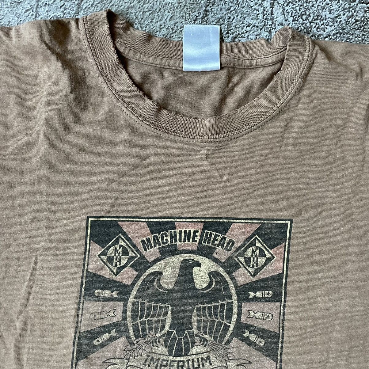 Vintage Vintage Y2K Machine Head Band Tee Sun Faded Grunge Boxy L Size US L / EU 52-54 / 3 - 7 Thumbnail