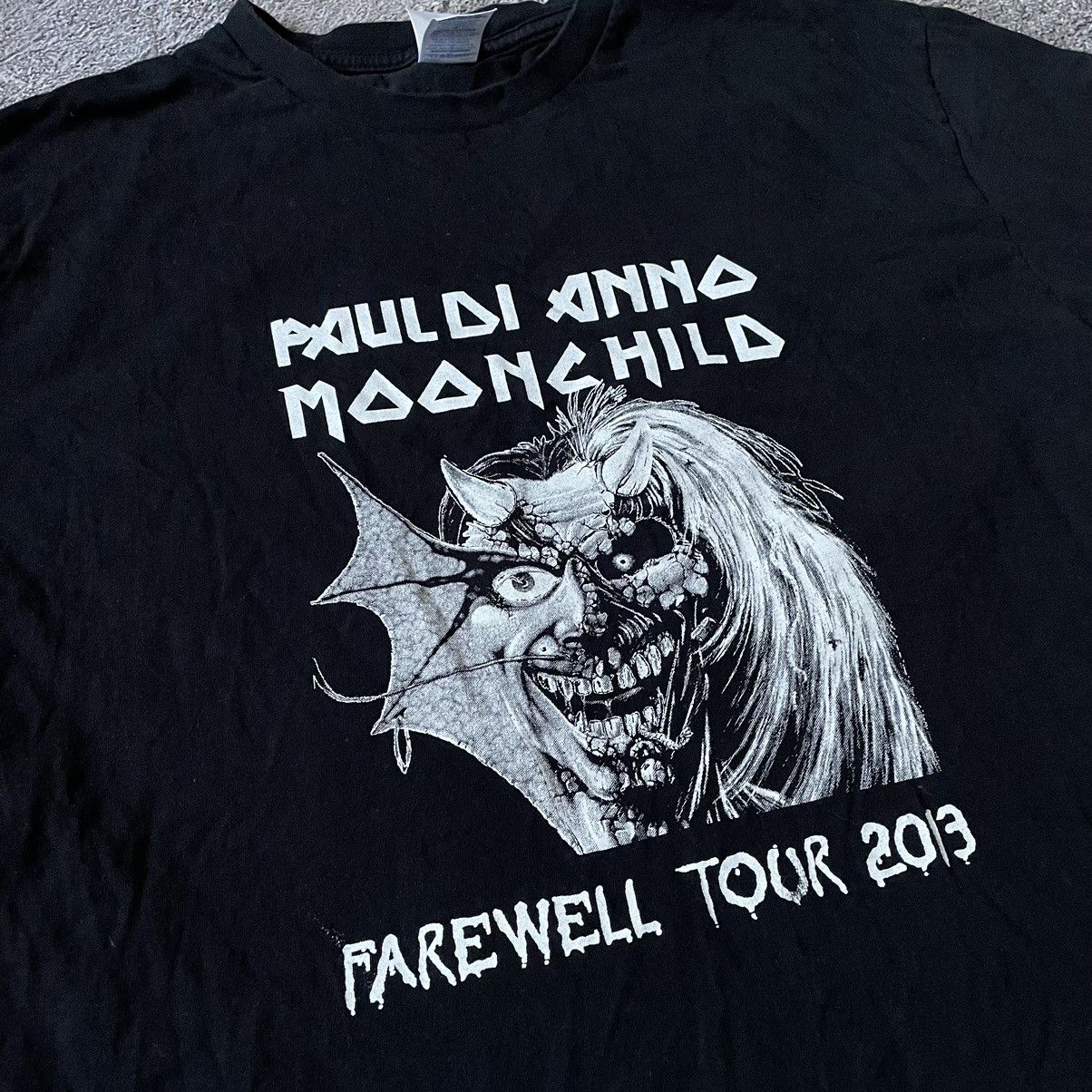 Vintage Vintage Y2K Graphic Tee Creepy Face Angry Skate Grunge M Size US M / EU 48-50 / 2 - 6 Thumbnail