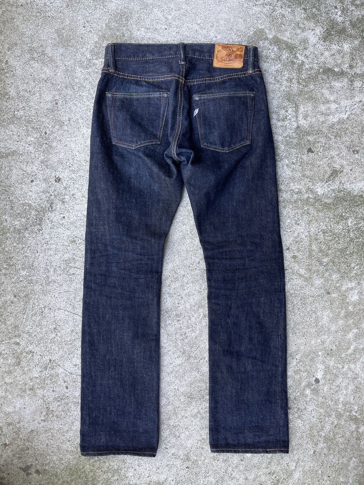 image of Syoaiya Pure Blue Japan Xx-019 14 Oz. Selvedge Denim Jeans, Men's (Size 31)