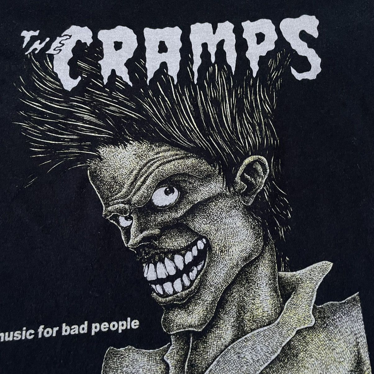 Vintage Vintage Y2K Cramps Band Tee Faded Black Punk Horror Slim L Size US L / EU 52-54 / 3 - 7 Thumbnail