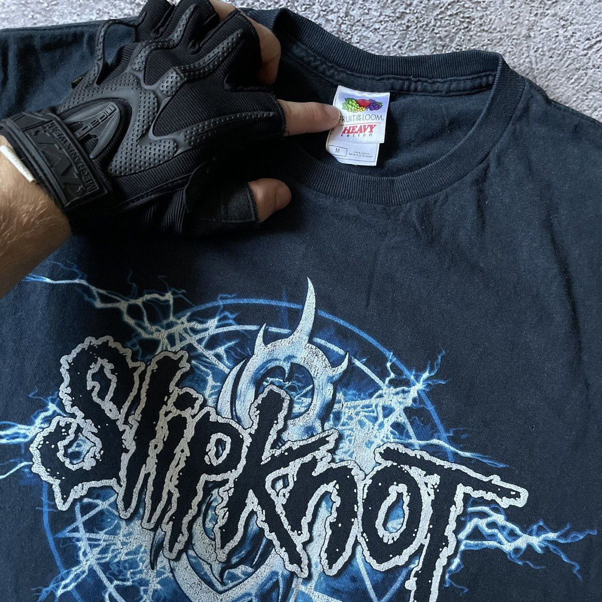Vintage Vintage 90s Slipknot Graphic Tee Band Punk Grunge Washed M Size US M / EU 48-50 / 2 - 7 Thumbnail