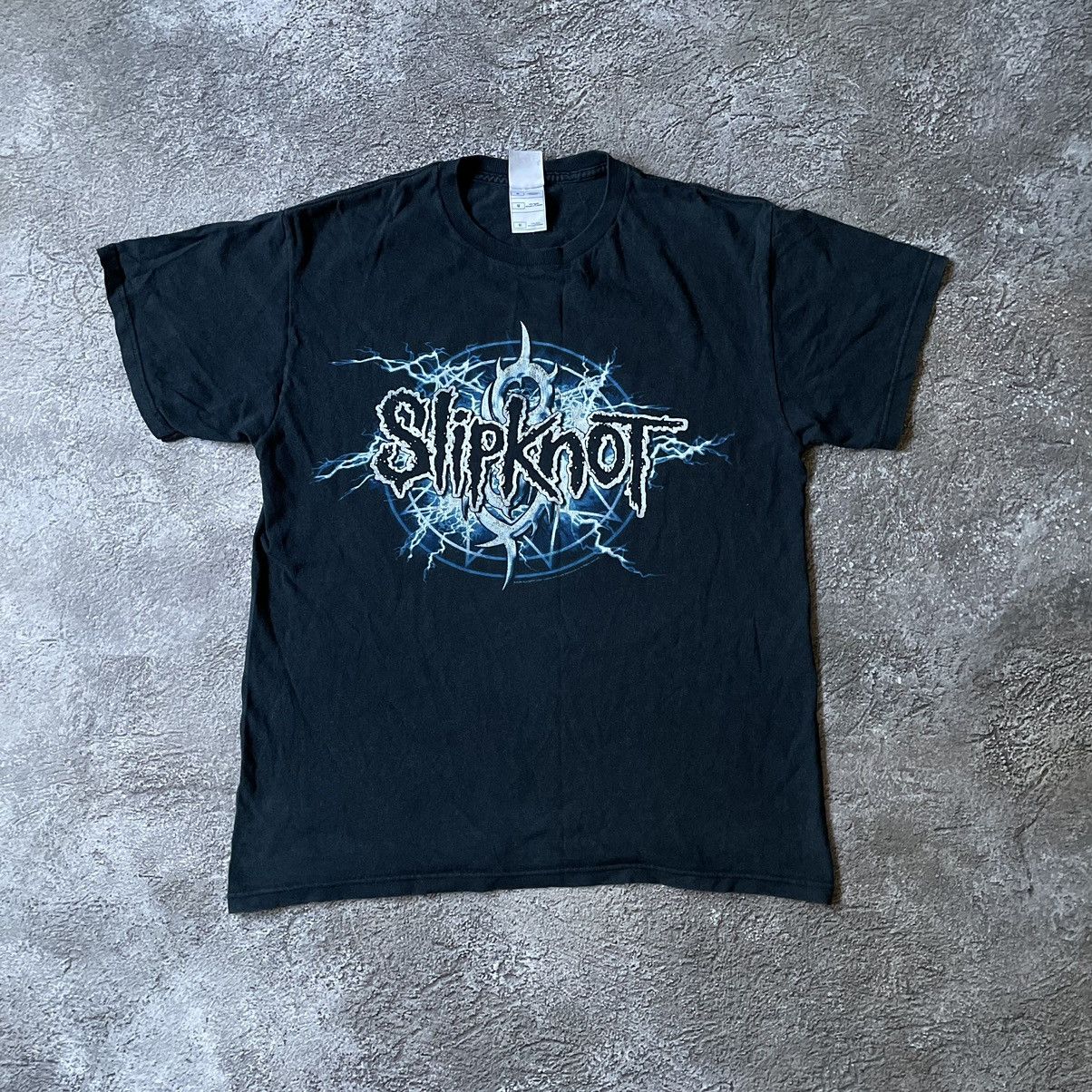 Vintage Vintage 90s Slipknot Graphic Tee Band Punk Grunge Washed M Size US M / EU 48-50 / 2 - 4 Thumbnail