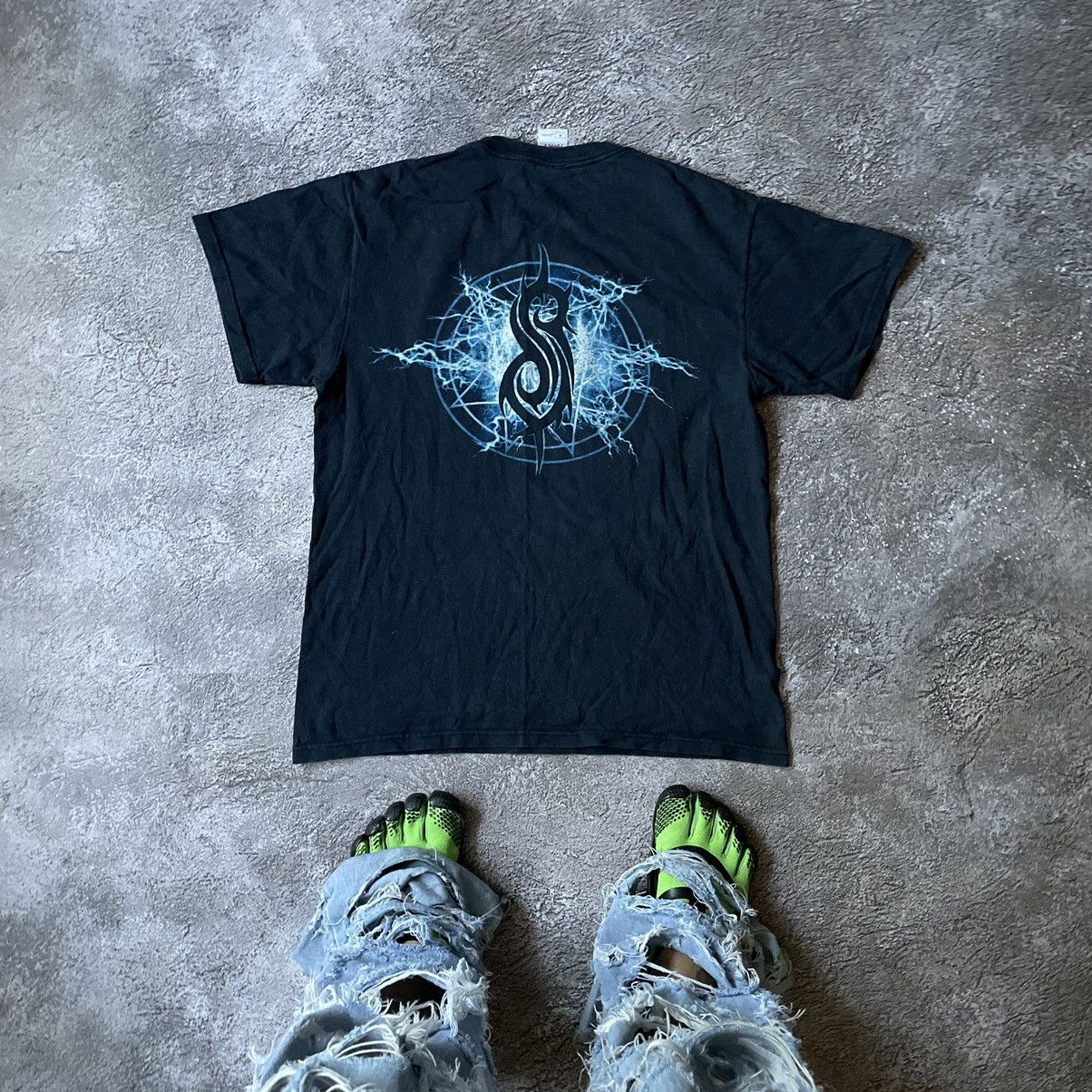 Vintage Vintage 90s Slipknot Graphic Tee Band Punk Grunge Washed M Size US M / EU 48-50 / 2 - 8 Thumbnail