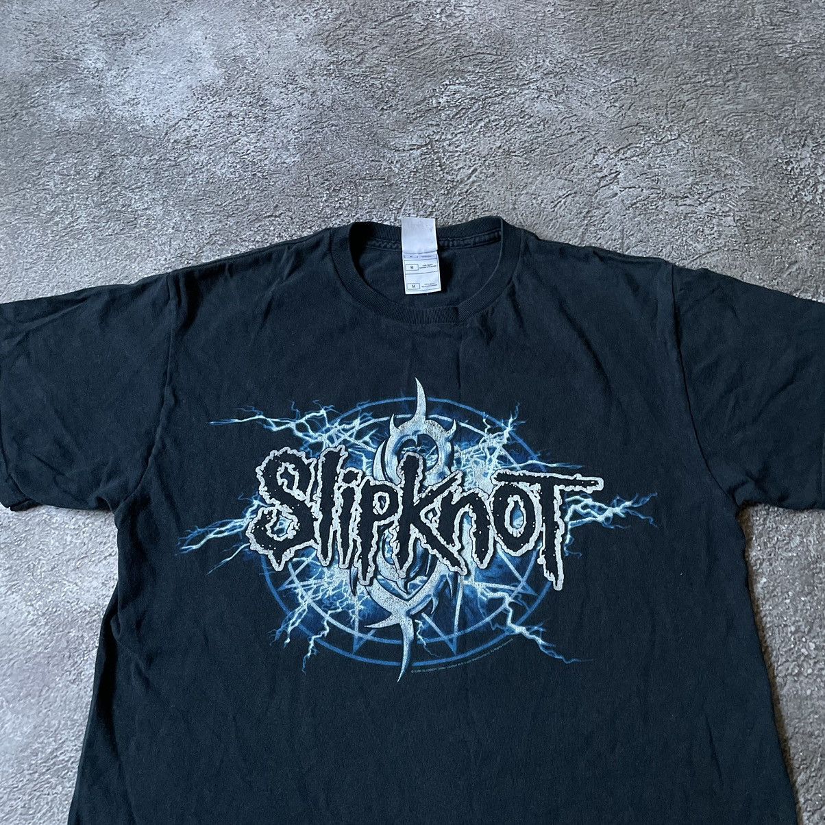 Vintage Vintage 90s Slipknot Graphic Tee Band Punk Grunge Washed M Size US M / EU 48-50 / 2 - 3 Thumbnail