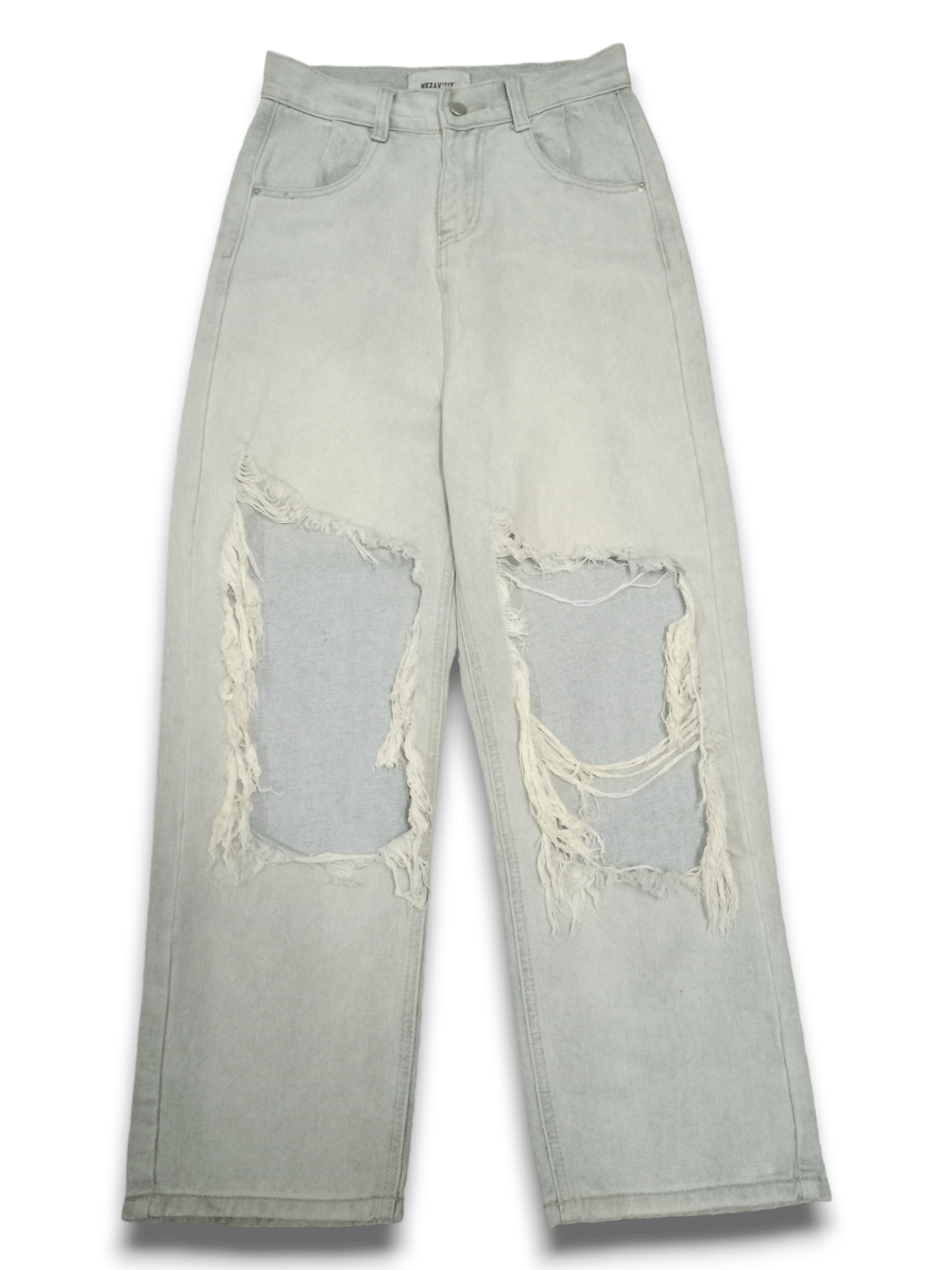 image of Avant Garde Vintage Baggy Ripped Distressed Jeans in Blue, Men's (Size 26)