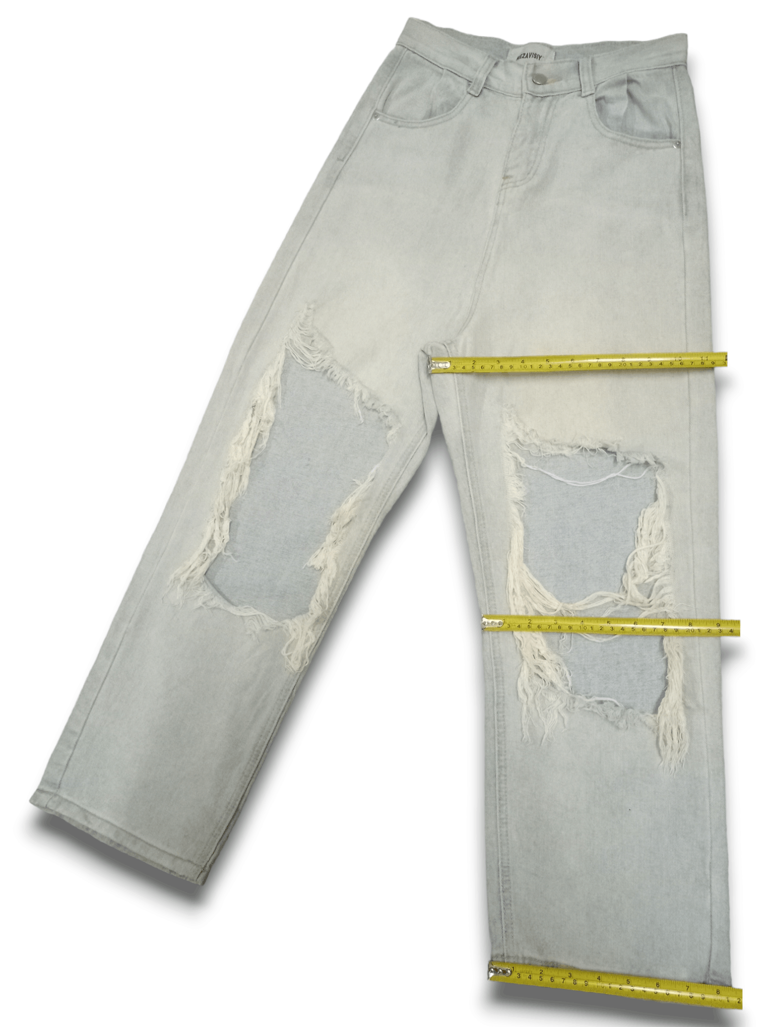 Japanese Brand Vintage Japanese Brand Baggy Ripped Distressed Jeans Size US 26 / EU 42 - 8 Thumbnail