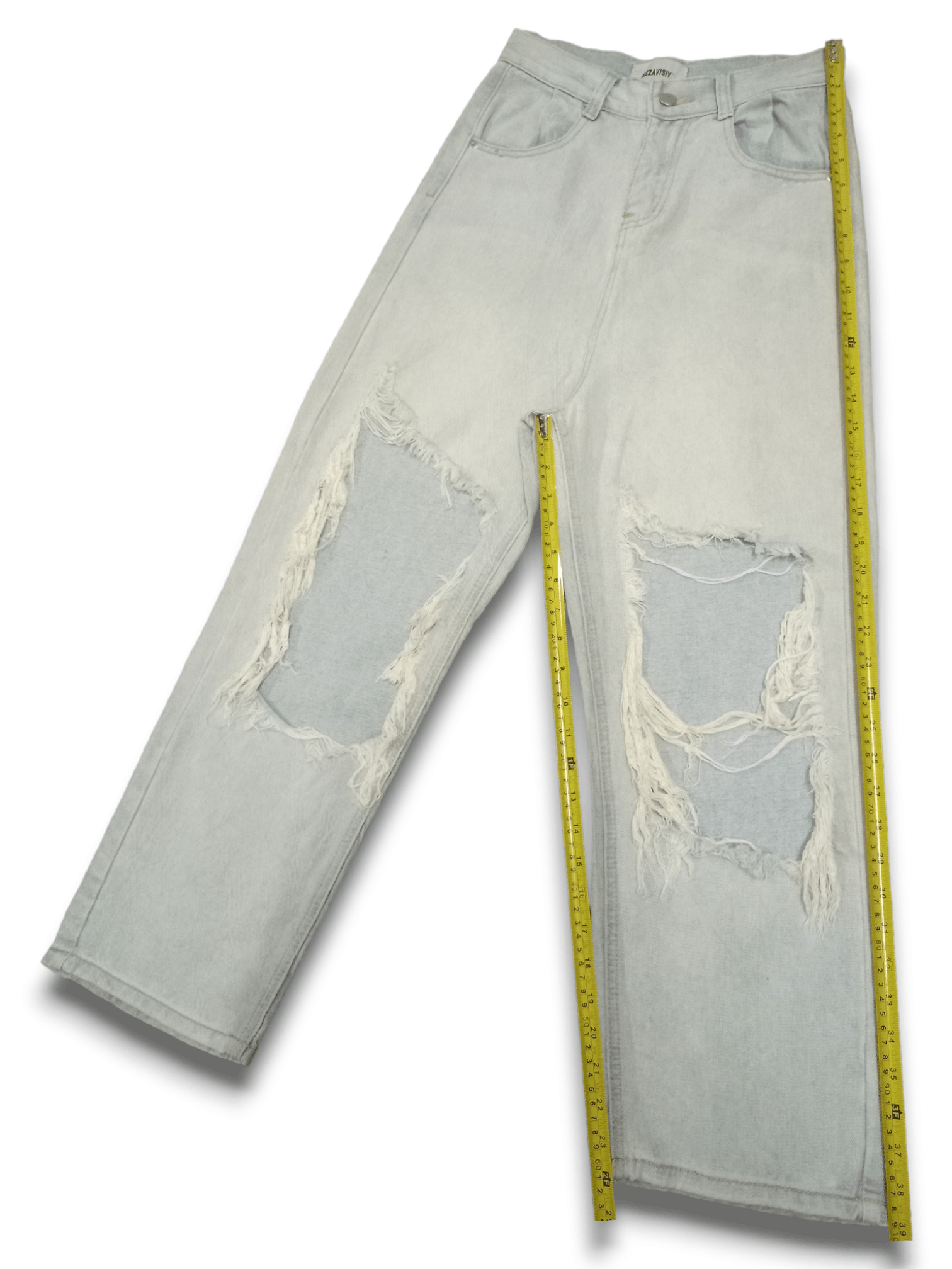 Japanese Brand Vintage Japanese Brand Baggy Ripped Distressed Jeans Size US 26 / EU 42 - 7 Thumbnail