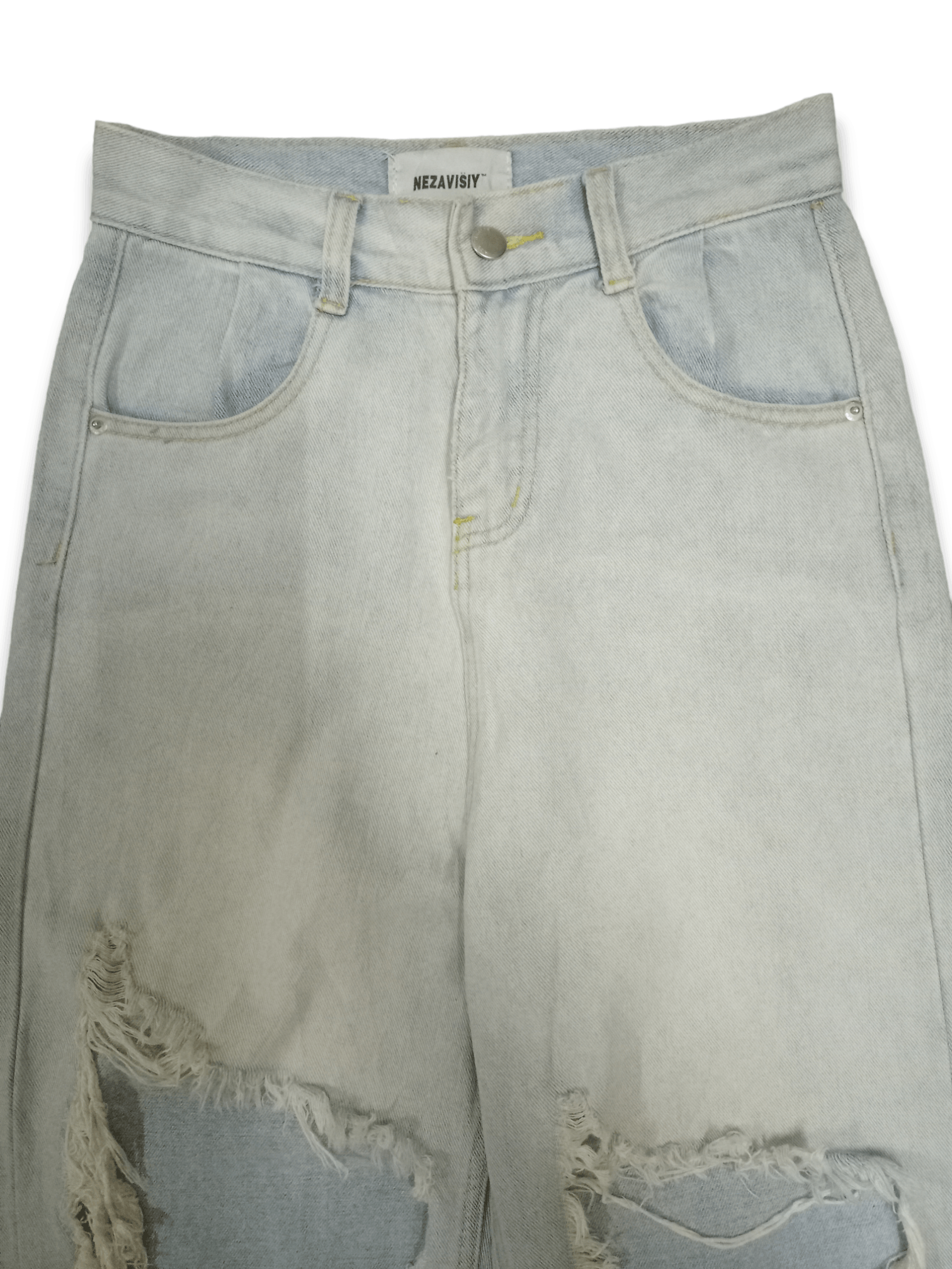 Japanese Brand Vintage Japanese Brand Baggy Ripped Distressed Jeans Size US 26 / EU 42 - 4 Thumbnail