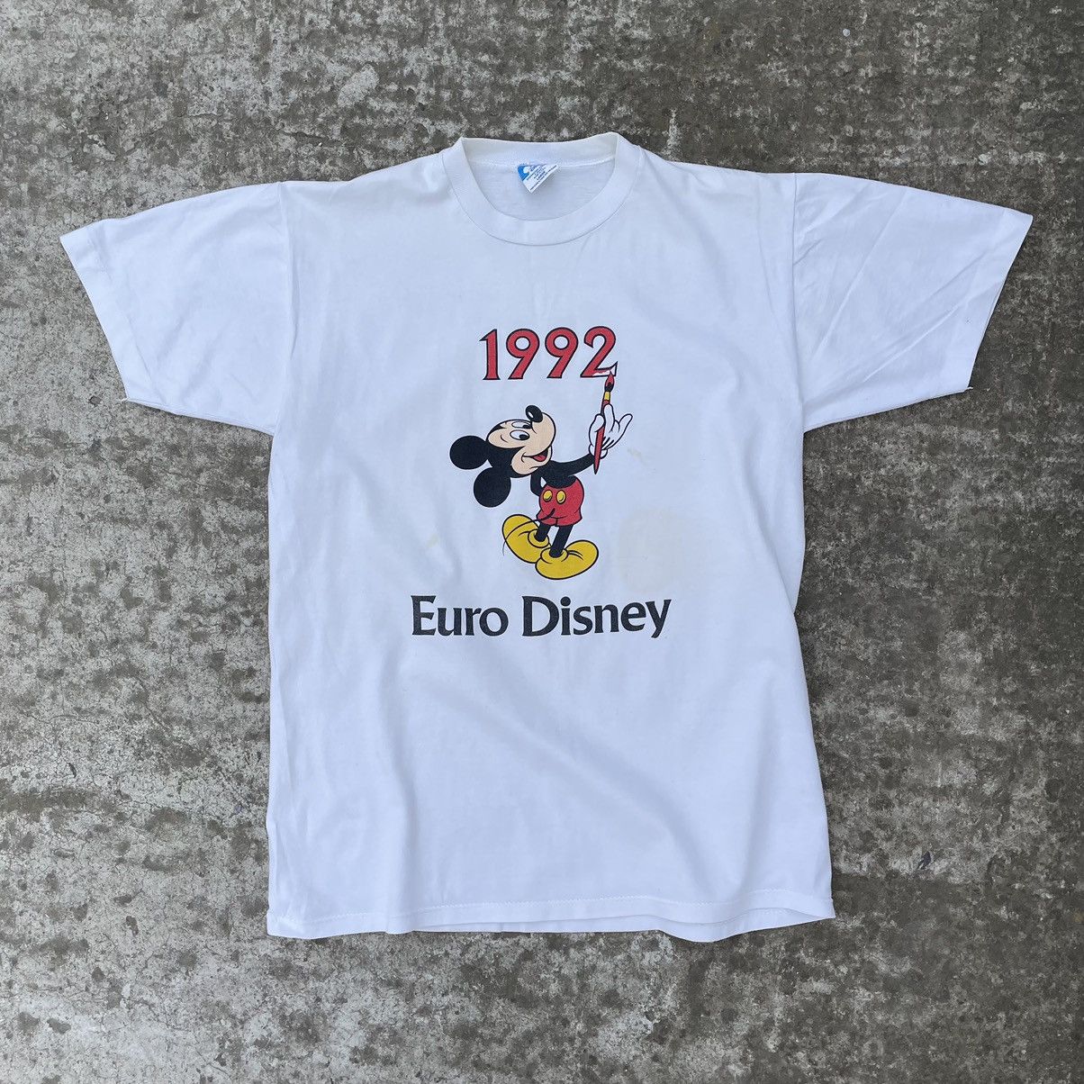 Disney × Vintage Vintage Euro Disney 1992 T-shirts Mickey Streetwear Y2K Size US L / EU 52-54 / 3 - 1 Thumbnail