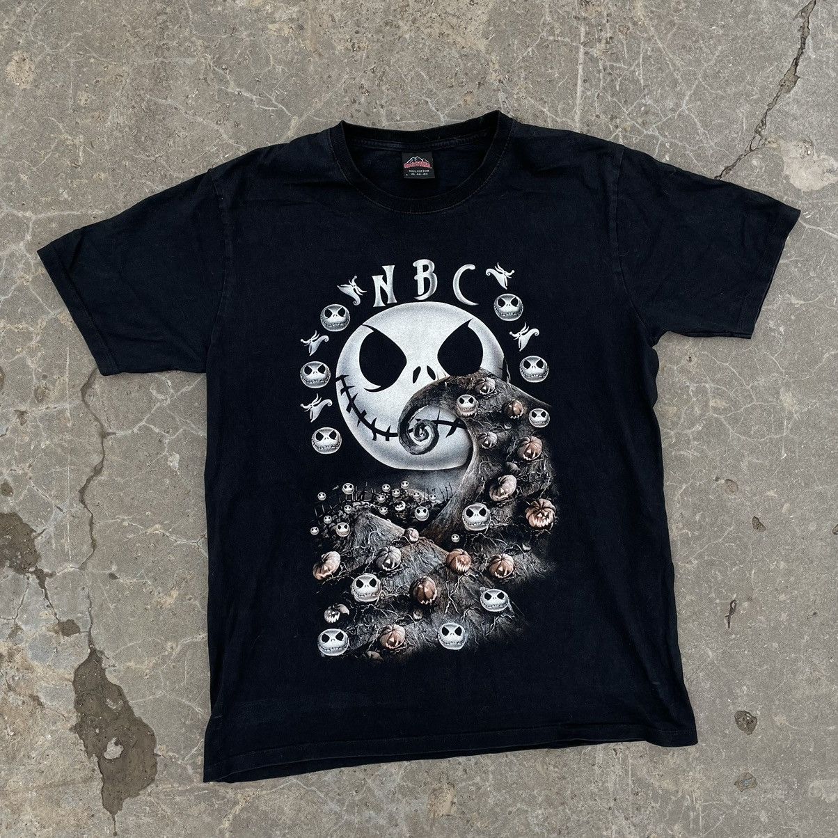Disney × Vintage Vintage The Nightmare Before Christmas 90s Big Logo T-shirts Size US XL / EU 56 / 4 - 1 Thumbnail
