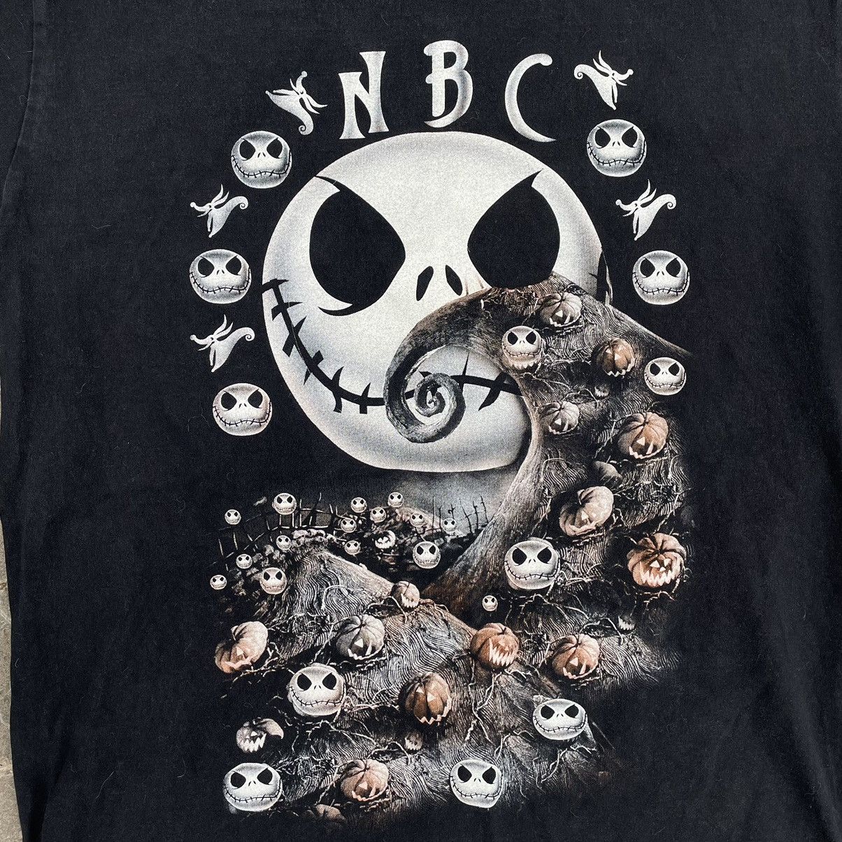 Disney × Vintage Vintage The Nightmare Before Christmas 90s Big Logo T-shirts Size US XL / EU 56 / 4 - 3 Thumbnail
