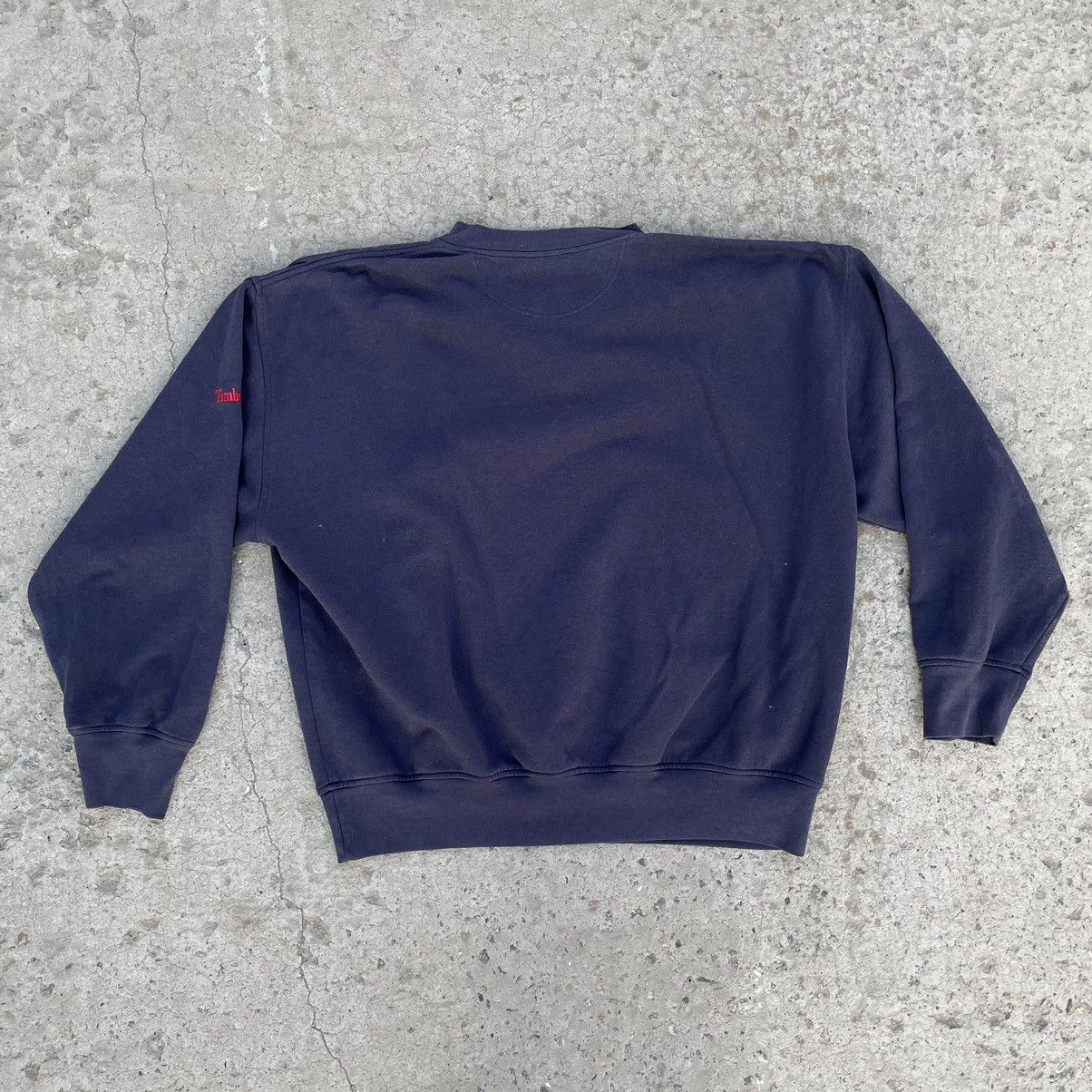 Timberland × Vintage Vintage Timberland Sweatshirt 90s Y2K Streetstyle USA Navy Size US XL / EU 56 / 4 - 2 Thumbnail