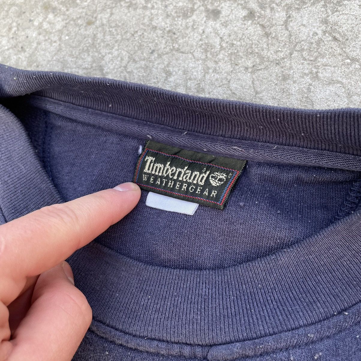Timberland × Vintage Vintage Timberland Sweatshirt 90s Y2K Streetstyle USA Navy Size US XL / EU 56 / 4 - 8 Thumbnail