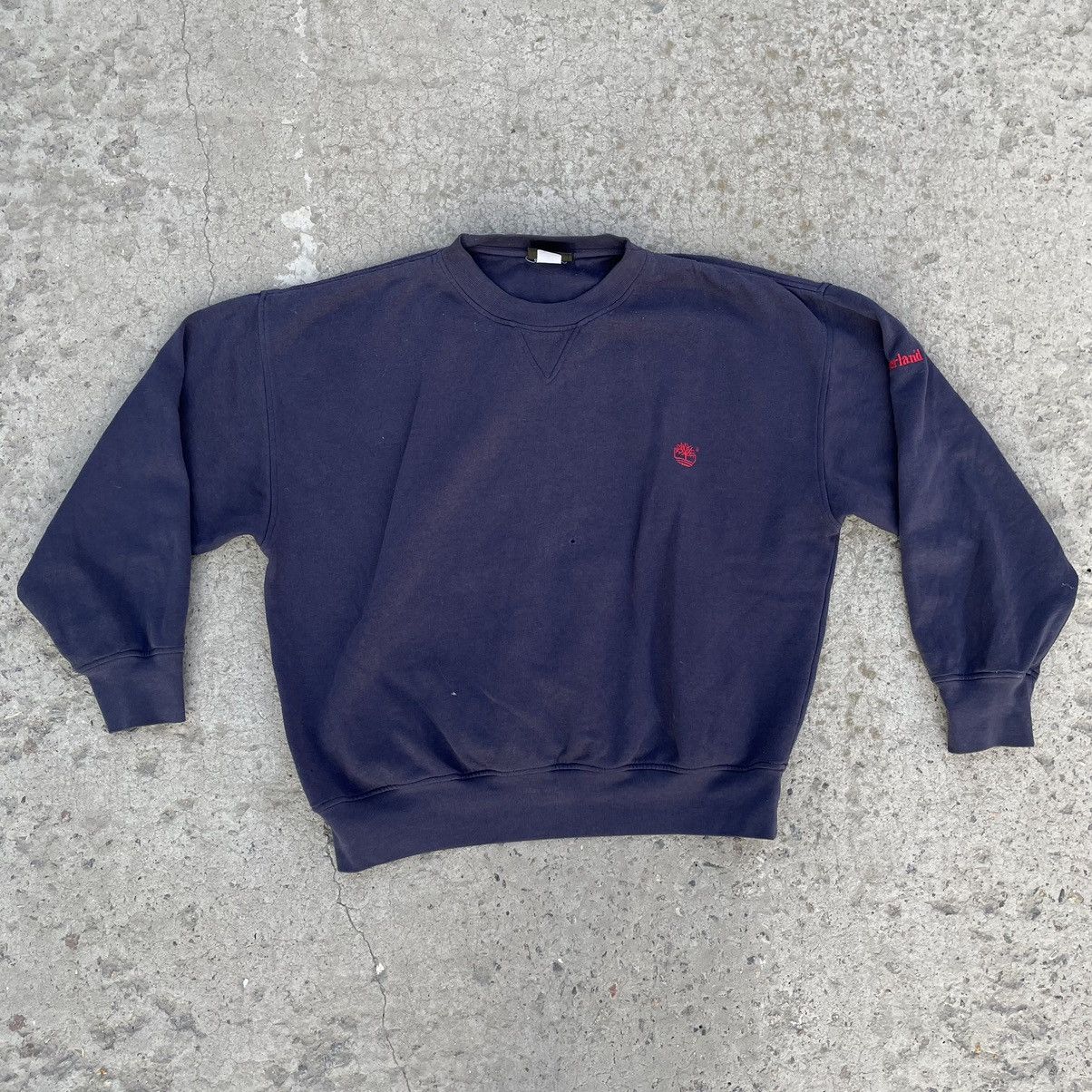 Timberland × Vintage Vintage Timberland Sweatshirt 90s Y2K Streetstyle USA Navy Size US XL / EU 56 / 4 - 1 Thumbnail