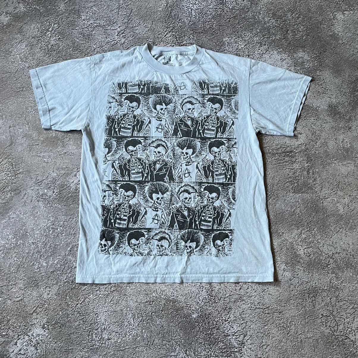 Vintage Vintage Y2K Graphic Tee All Over Print Punk Grunge Baggy M Size US M / EU 48-50 / 2 - 3 Thumbnail