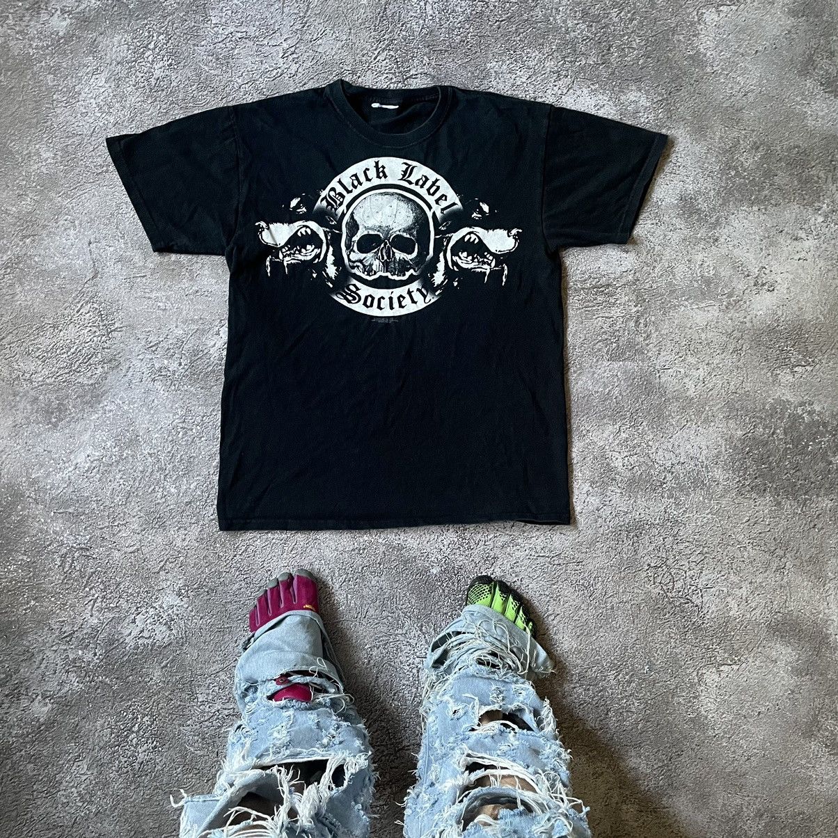 Vintage Vintage Y2K Black Label Society Graphic Tee Skull Horror M Size US M / EU 48-50 / 2 - 1 Thumbnail