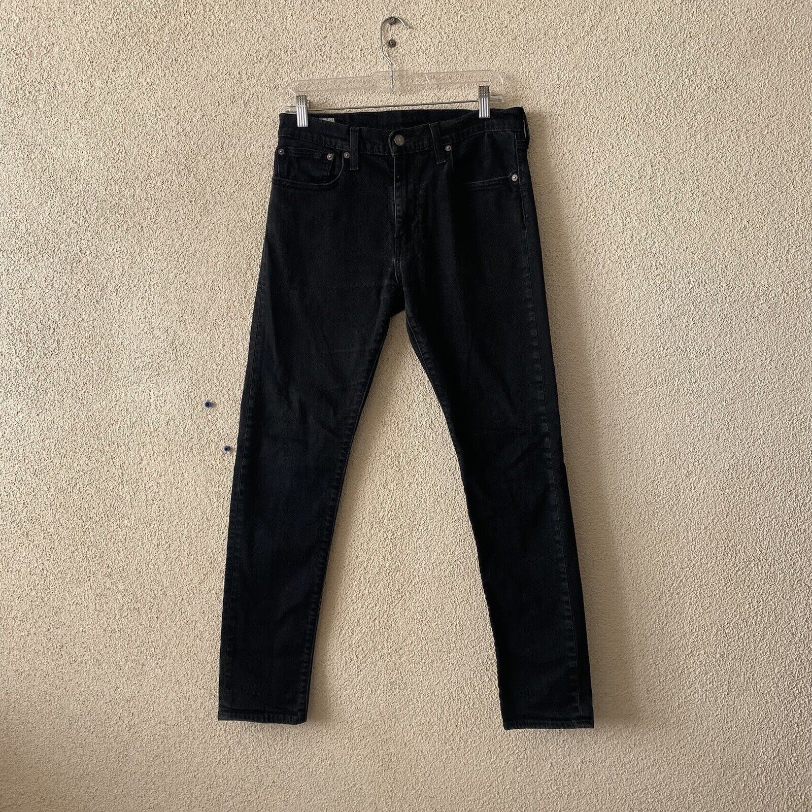 Levi's LEVIS 512 Womens Jeans Black Skinny Taper Stretch Premium Bi Size 31" - 1 Preview