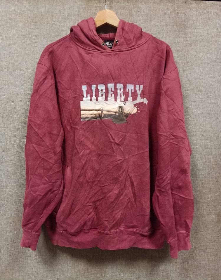 Liberty × Stussy × Vintage vintage sweatshirt hoodie stussy liberty Size US L / EU 52-54 / 3 - 1 Thumbnail