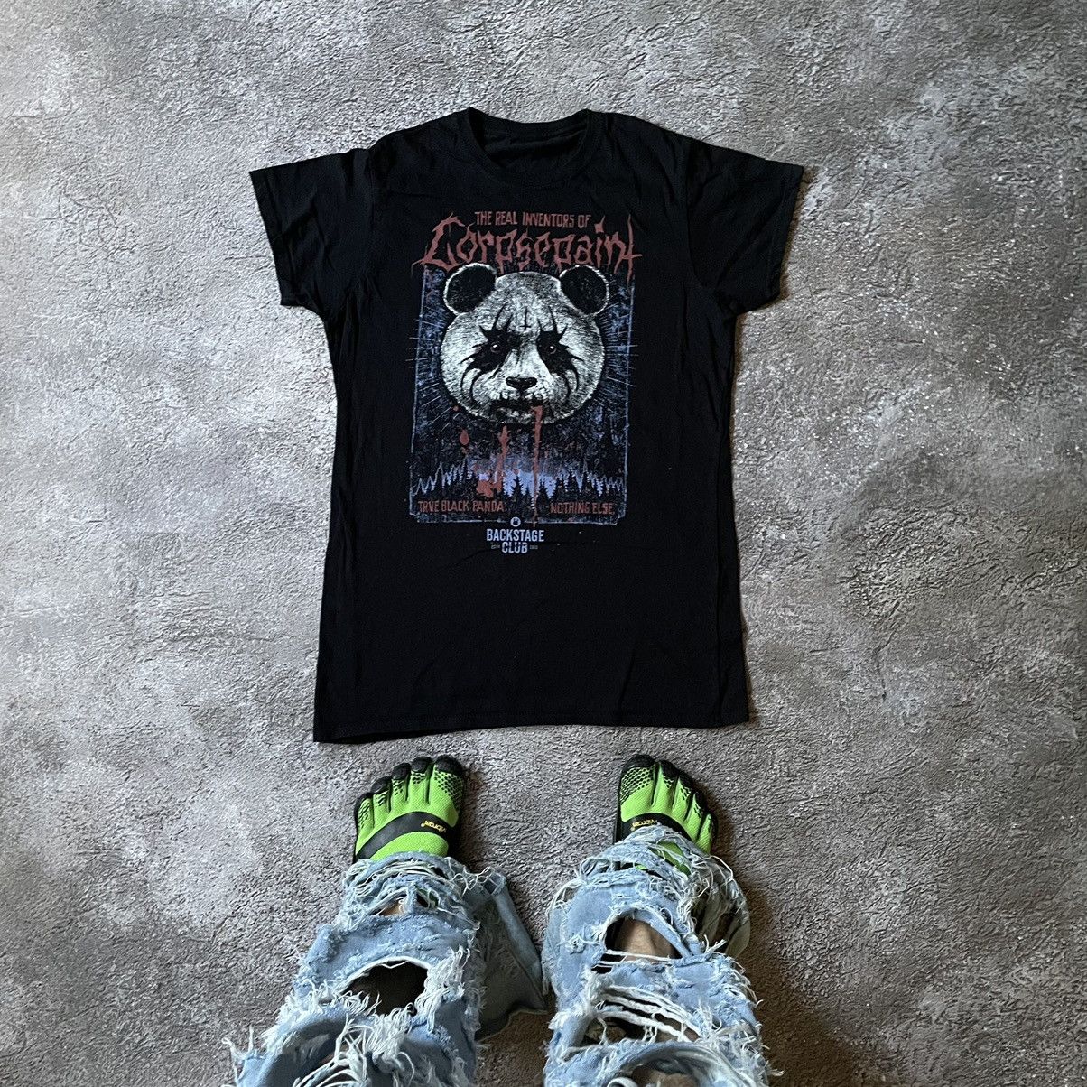 Vintage Vintage Y2K Creepy Panda Graphic Tee Grunge Streetwear M Size US M / EU 48-50 / 2 - 1 Thumbnail