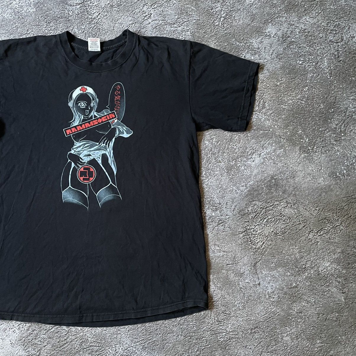 Vintage Vintage Y2K Rammstein Graphic Tee Band Tee Grunge Dark L Size US L / EU 52-54 / 3 - 3 Thumbnail
