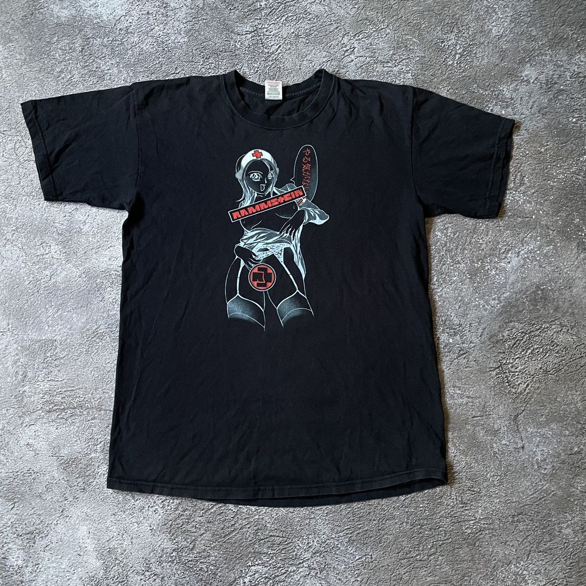 Vintage Vintage Y2K Rammstein Graphic Tee Band Tee Grunge Dark L Size US L / EU 52-54 / 3 - 2 Thumbnail
