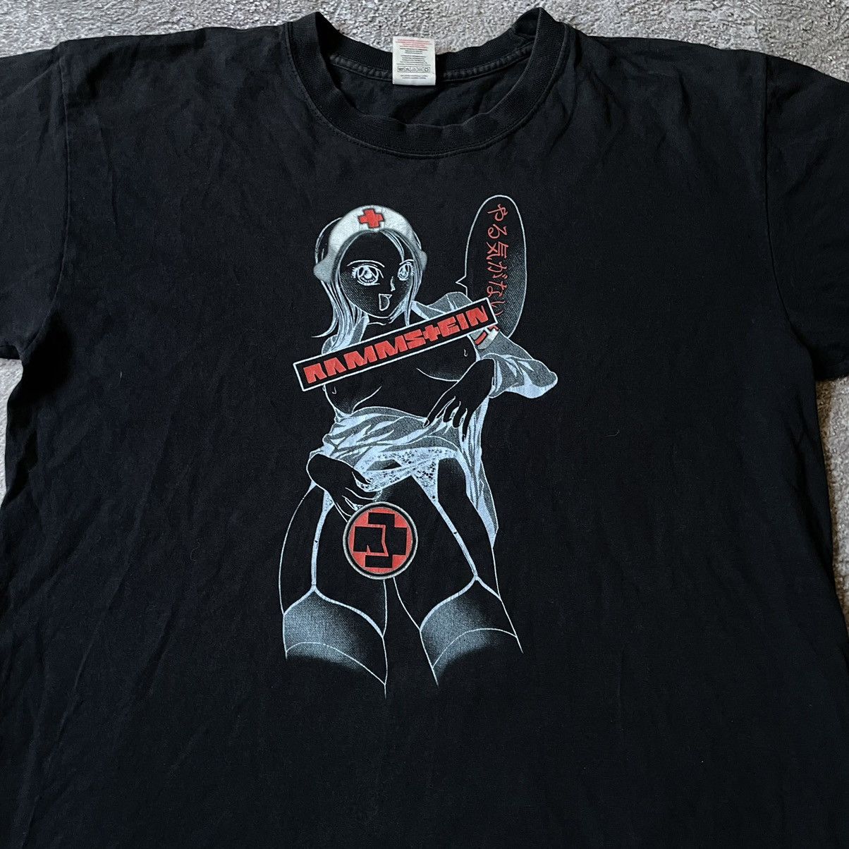 Vintage Vintage Y2K Rammstein Graphic Tee Band Tee Grunge Dark L Size US L / EU 52-54 / 3 - 5 Thumbnail