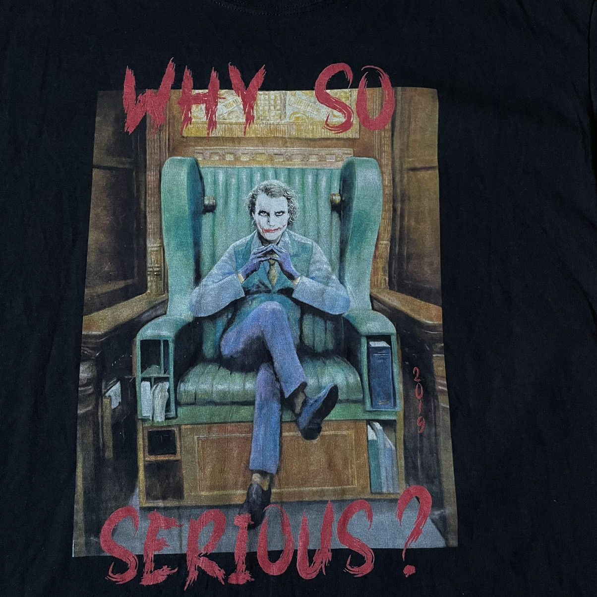 Vintage Vintage Y2K JOKER CREEPY FACE ABSTRACT ANGRY XL Size US XL / EU 56 / 4 - 6 Thumbnail
