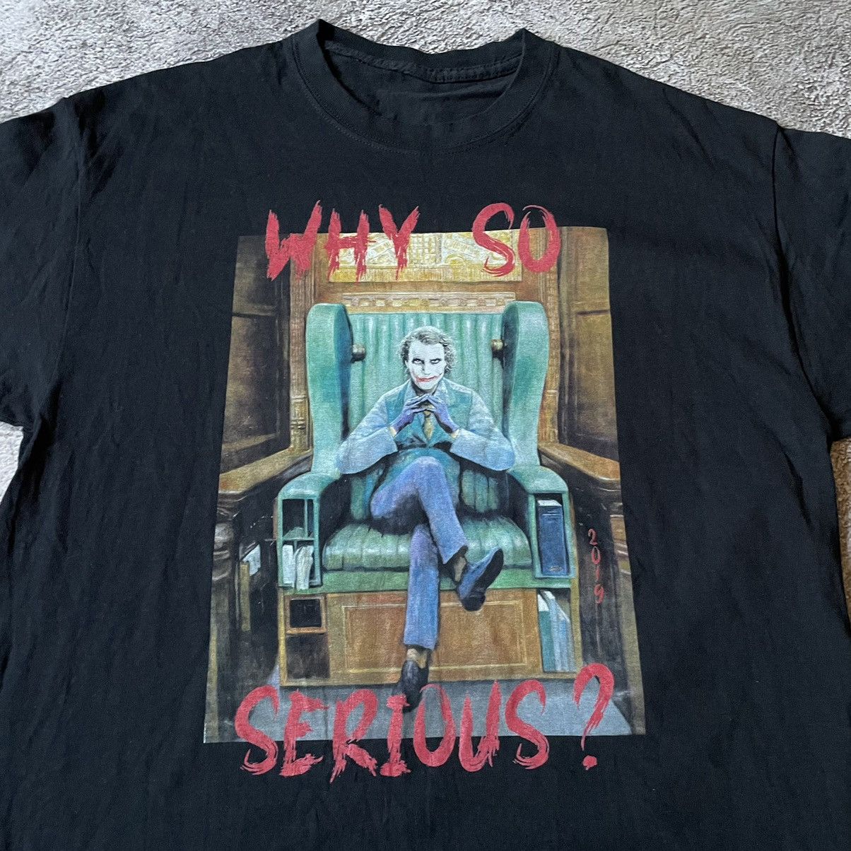 Vintage Vintage Y2K JOKER CREEPY FACE ABSTRACT ANGRY XL Size US XL / EU 56 / 4 - 5 Thumbnail