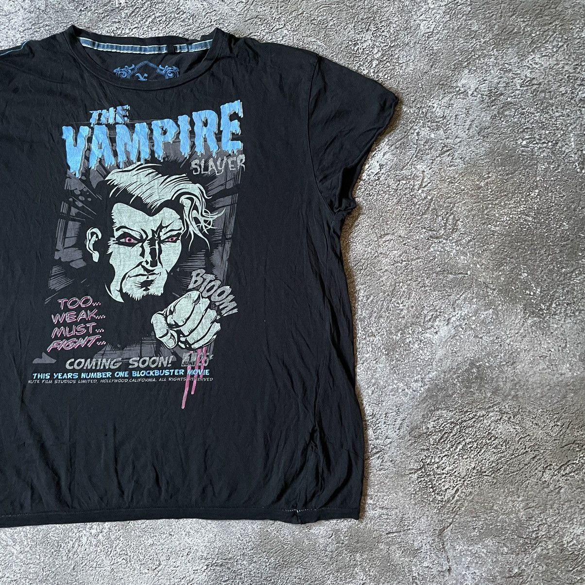 Vintage Vintage Y2K Vampire Graphic Tee Grunge Streetwear Relaxed L Size US L / EU 52-54 / 3 - 2 Thumbnail