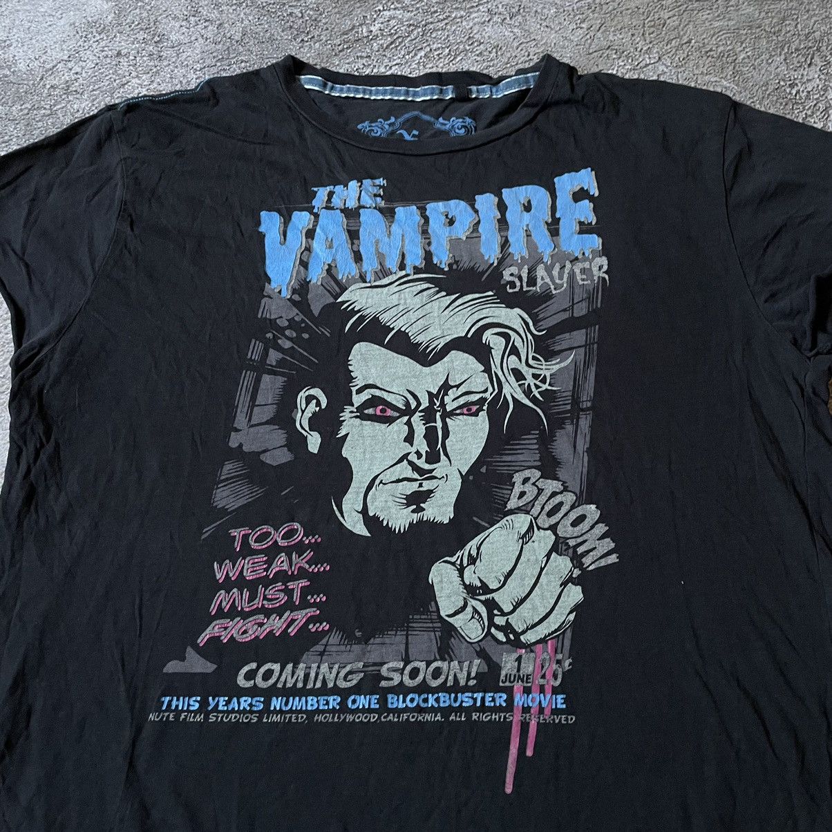 Vintage Vintage Y2K Vampire Graphic Tee Grunge Streetwear Relaxed L Size US L / EU 52-54 / 3 - 5 Thumbnail