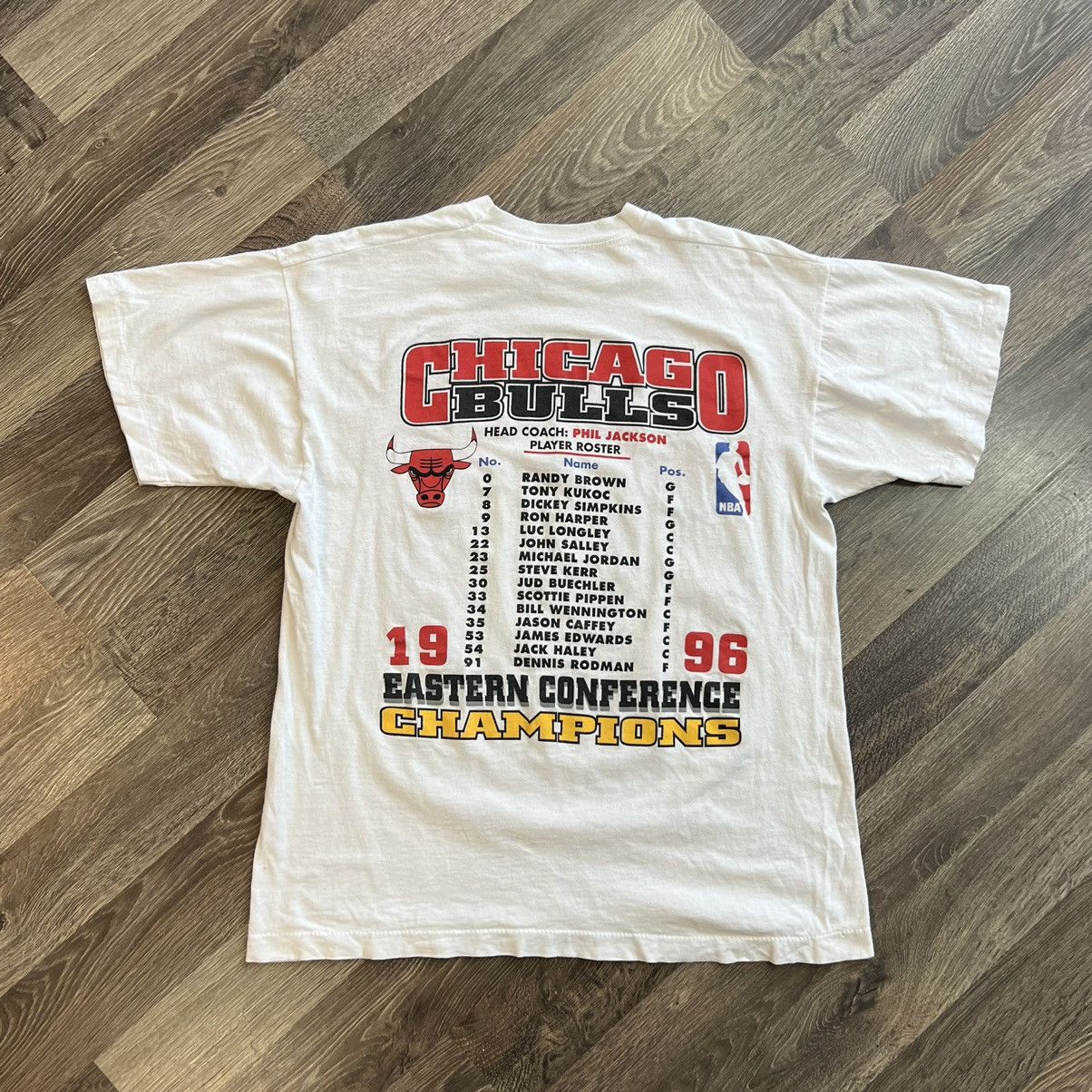Rap Tees 1996 Chicago bulls bootleg 72 wins shirt Size US L / EU 52-54 / 3 - 2 Thumbnail