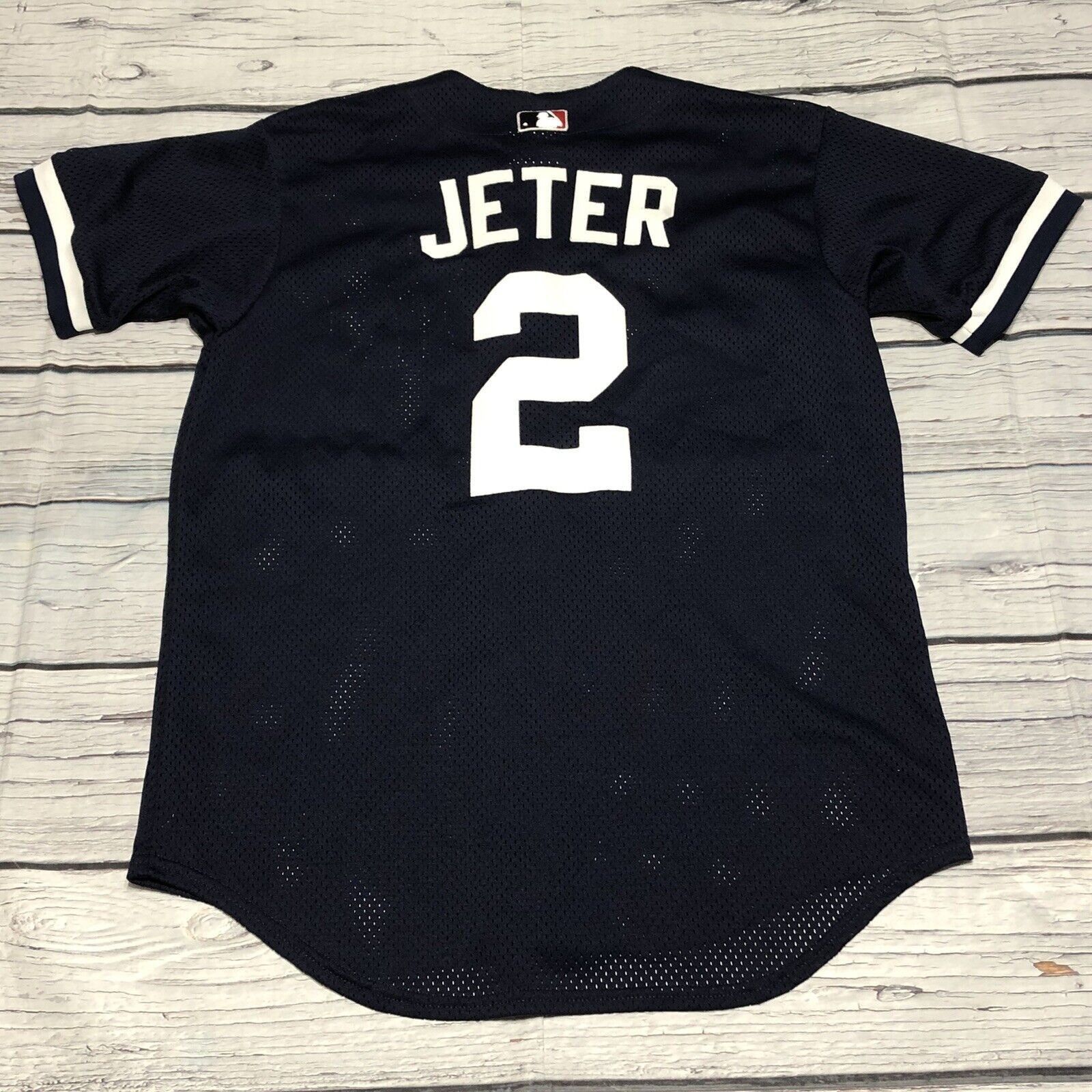 Vtg Derek Jeter New York Yankees Majestic Authentic Baseball