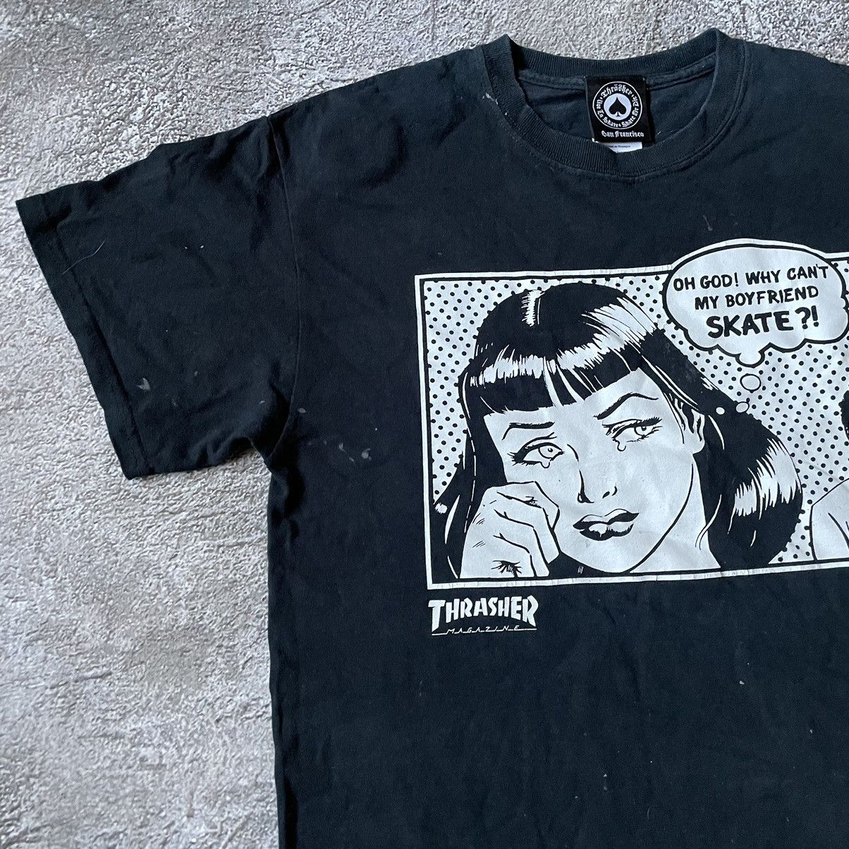 Thrasher Vintage Y2K ADULT FUNNY Tee WHY CANT BOYFRIEND M Size US M / EU 48-50 / 2 - 7 Thumbnail