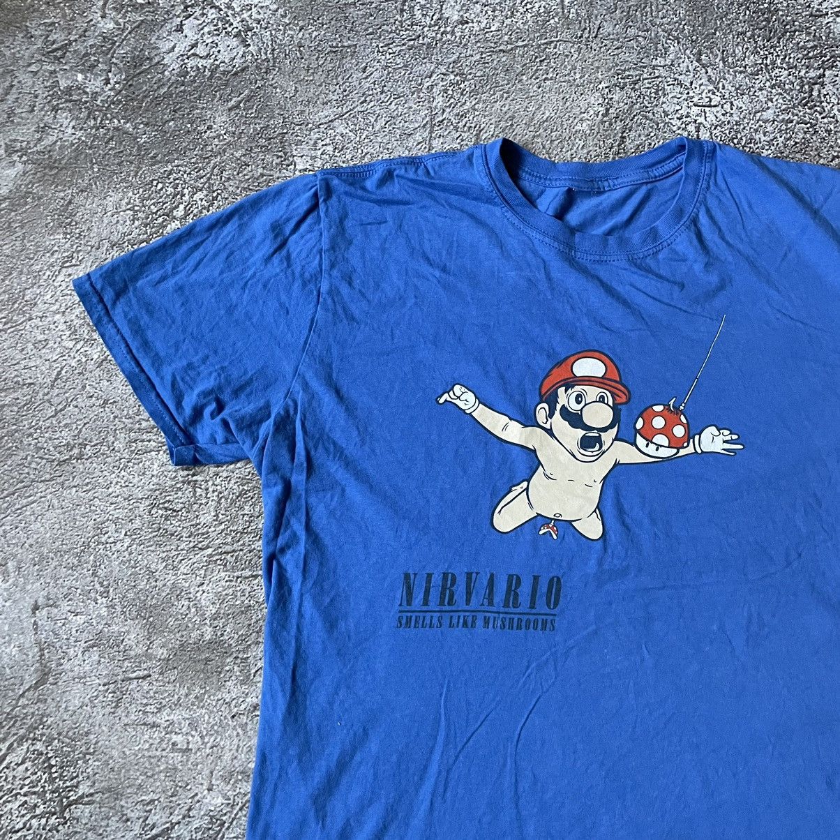 Vintage Vintage Y2K Graphic Tee Sun Faded Streetwear Blue Tapered M Size US M / EU 48-50 / 2 - 4 Thumbnail