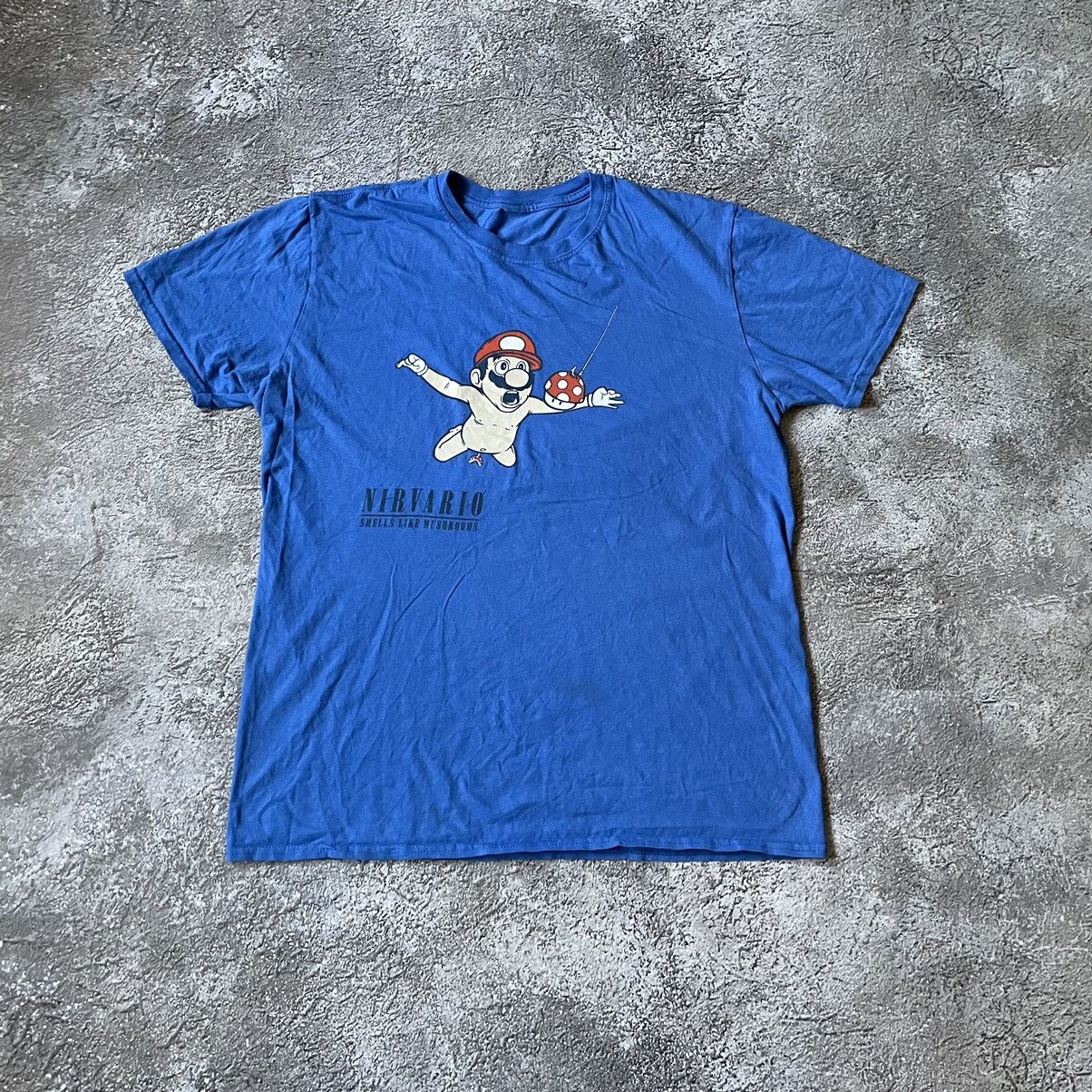 Vintage Vintage Y2K Graphic Tee Sun Faded Streetwear Blue Tapered M Size US M / EU 48-50 / 2 - 2 Thumbnail