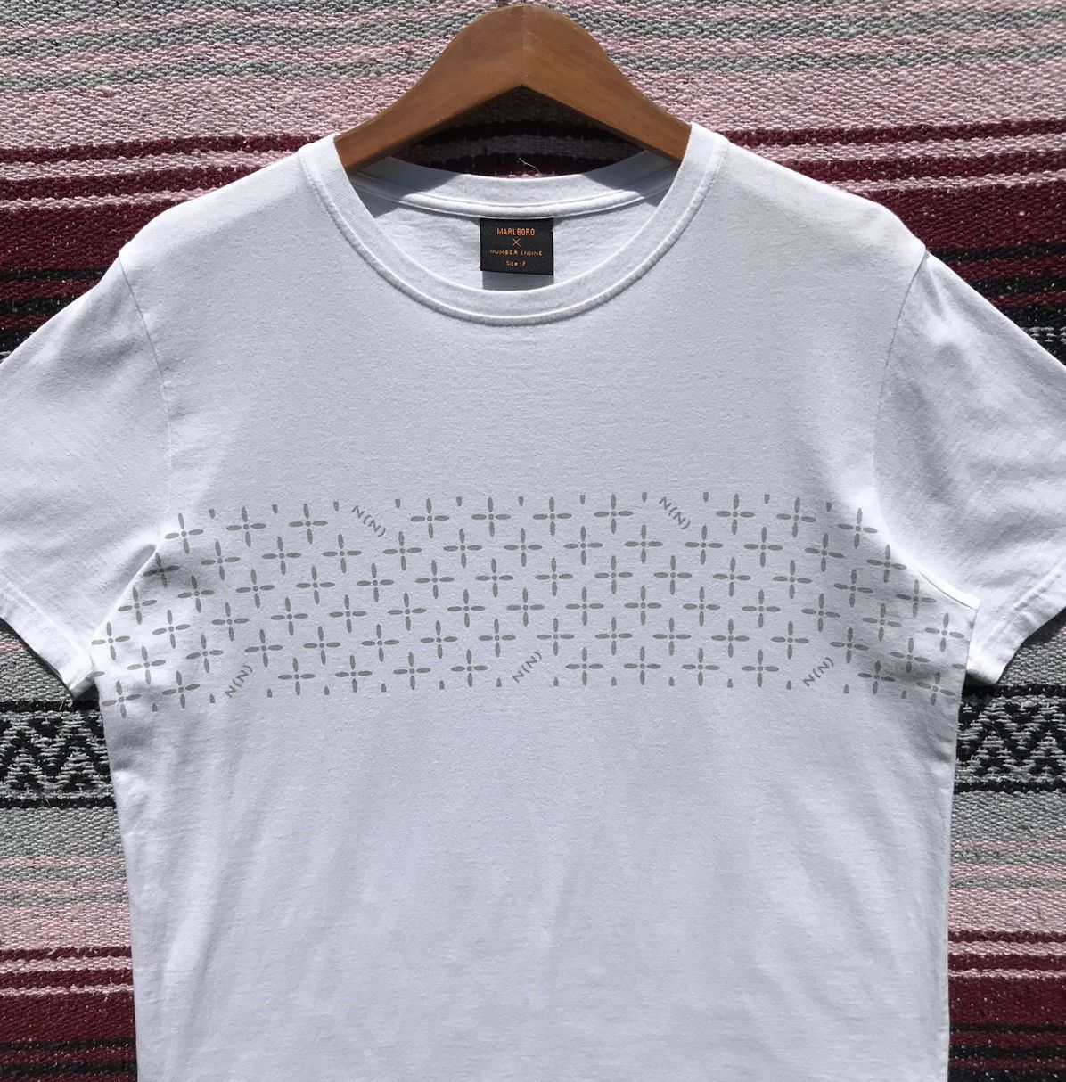 Number (N)ine 💥Hot Item💥Number (N)ine X Marlboro Tee Japanese Brand Size US M / EU 48-50 / 2 - 7 Thumbnail