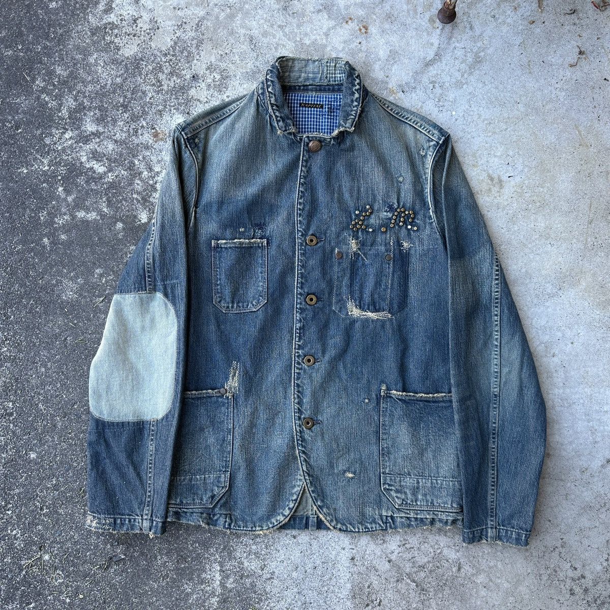 Kapital Kountry Old man and the sea Pasadena Studded Sailor boro chore coat Size US M / EU 48-50 / 2 - 12 Thumbnail