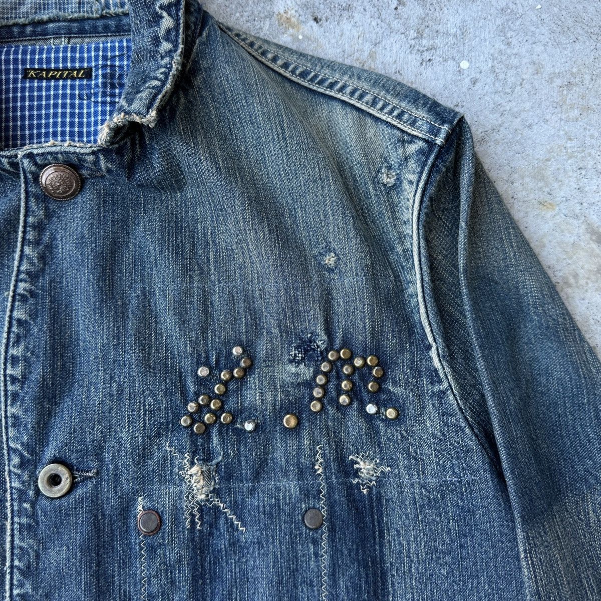 Kapital Kountry Old man and the sea Pasadena Studded Sailor boro chore coat Size US M / EU 48-50 / 2 - 19 Thumbnail