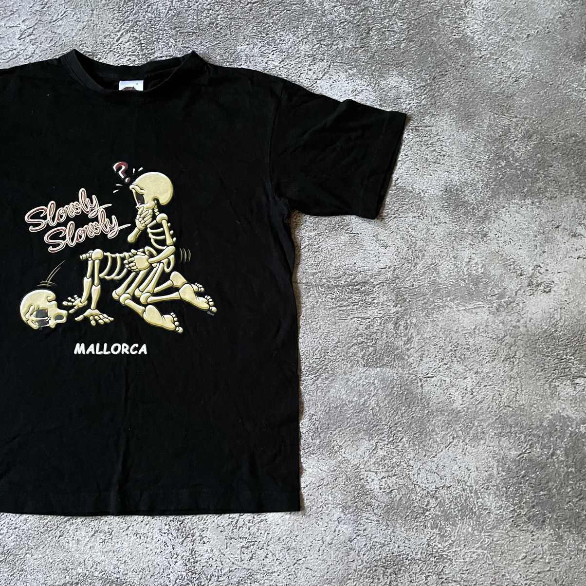 Vintage Vintage Y2K Skeleton Graphic Tee Black Single Stitch Skate S Size US S / EU 44-46 / 1 - 3 Thumbnail