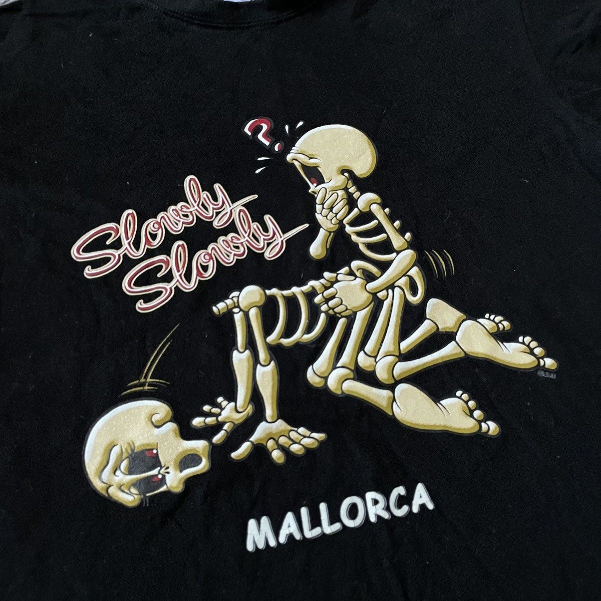 Vintage Vintage Y2K Skeleton Graphic Tee Black Single Stitch Skate S Size US S / EU 44-46 / 1 - 6 Thumbnail