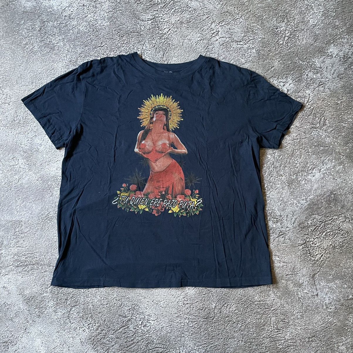 Vintage Vintage Y2K Sun Faded Graphic Tee Grunge Streetwear Black M Size US M / EU 48-50 / 2 - 3 Thumbnail