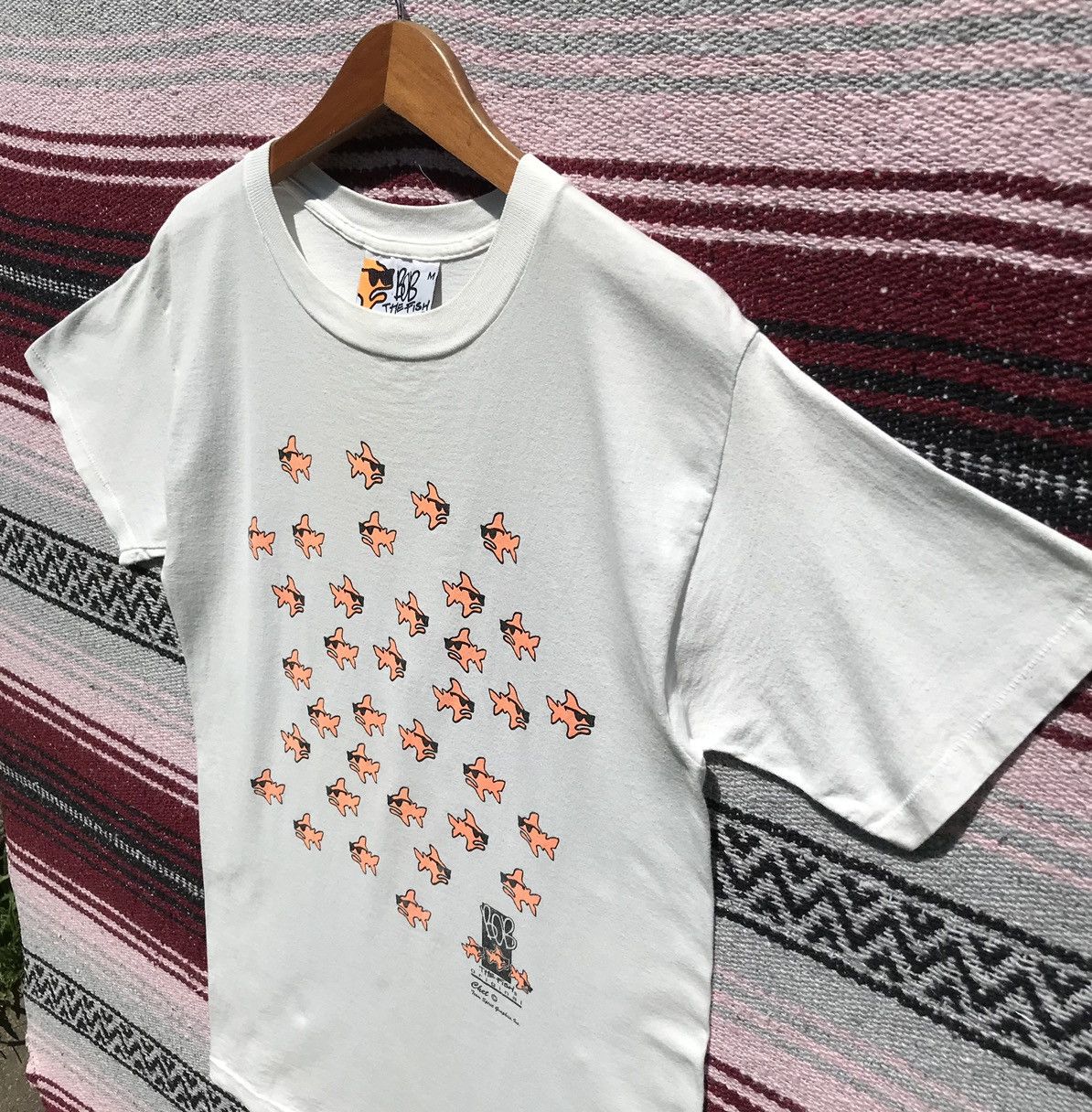 Vintage Vintage 90s Bob The Fish Shirt Size US S / EU 44-46 / 1 - 6 Thumbnail