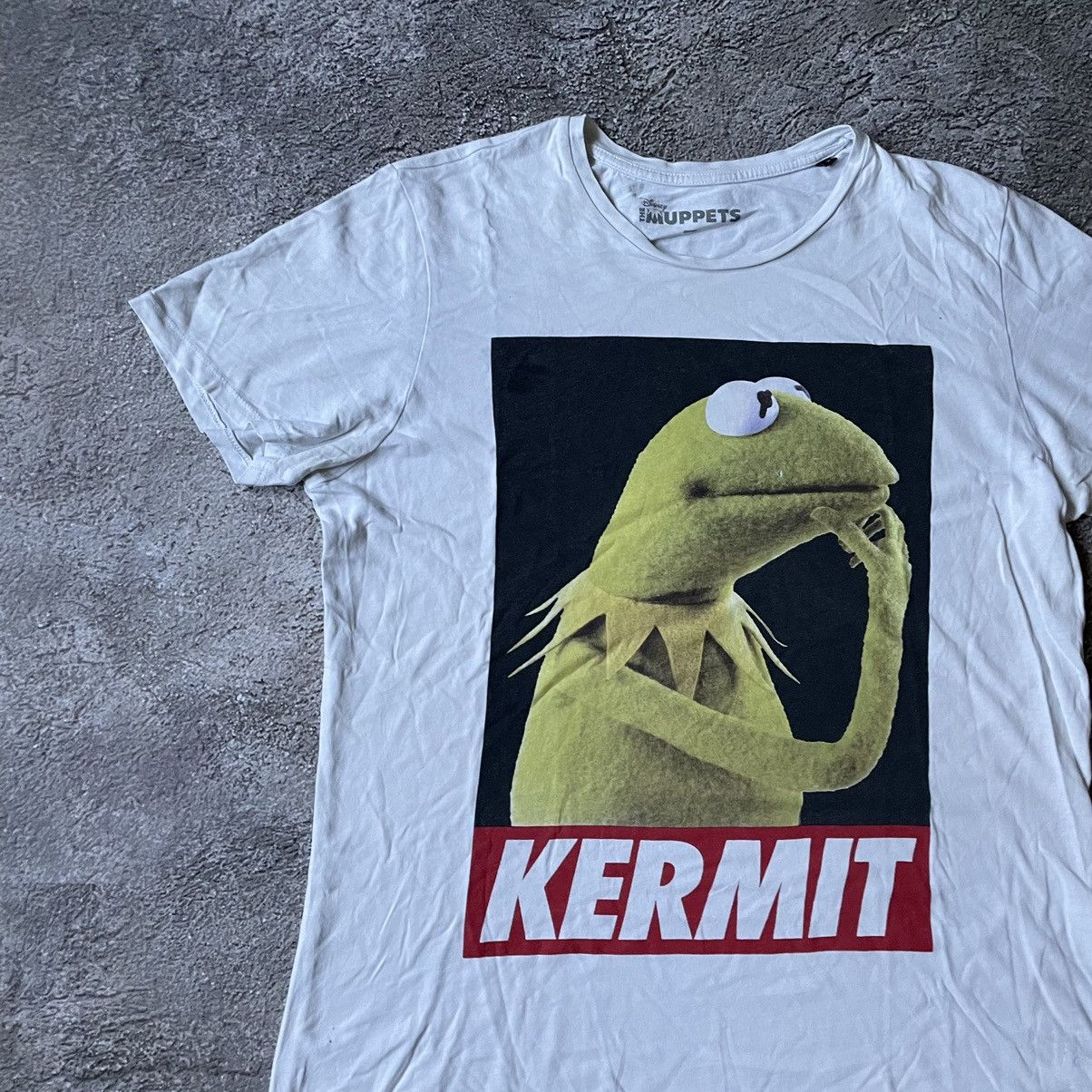 Vintage Vintage Y2K Kermit Graphic Tee Sun Faded Streetwear Baggy L Size US L / EU 52-54 / 3 - 4 Thumbnail