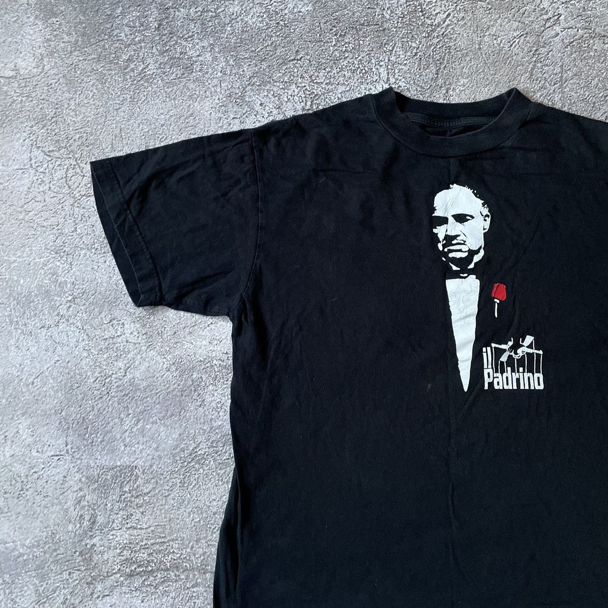 Vintage Vintage Y2K Godfather Graphic Tee Streetwear Swag Cropped L Size US L / EU 52-54 / 3 - 4 Thumbnail