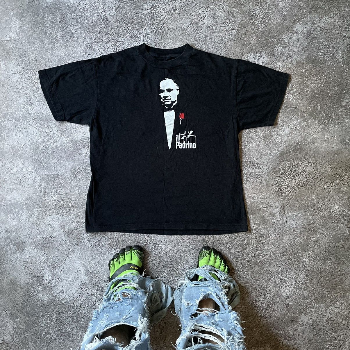Vintage Vintage Y2K Godfather Graphic Tee Streetwear Swag Cropped L Size US L / EU 52-54 / 3 - 1 Thumbnail