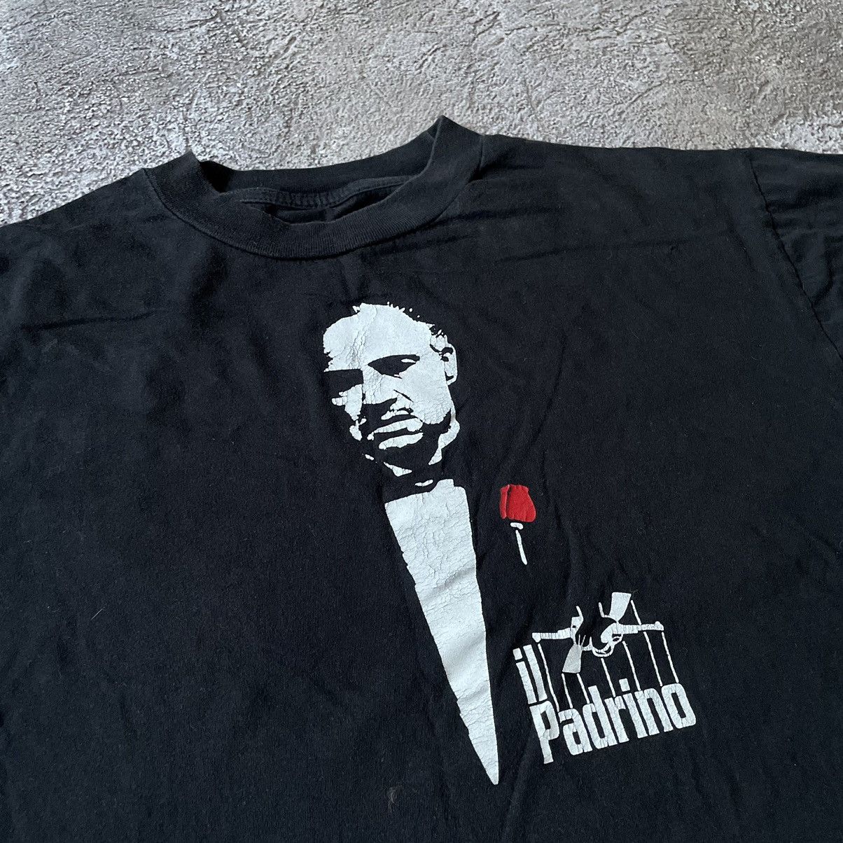 Vintage Vintage Y2K Godfather Graphic Tee Streetwear Swag Cropped L Size US L / EU 52-54 / 3 - 6 Thumbnail