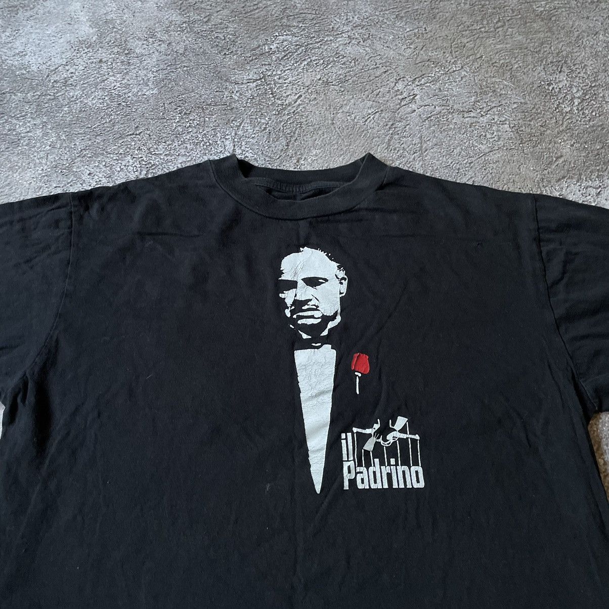 Vintage Vintage Y2K Godfather Graphic Tee Streetwear Swag Cropped L Size US L / EU 52-54 / 3 - 5 Thumbnail