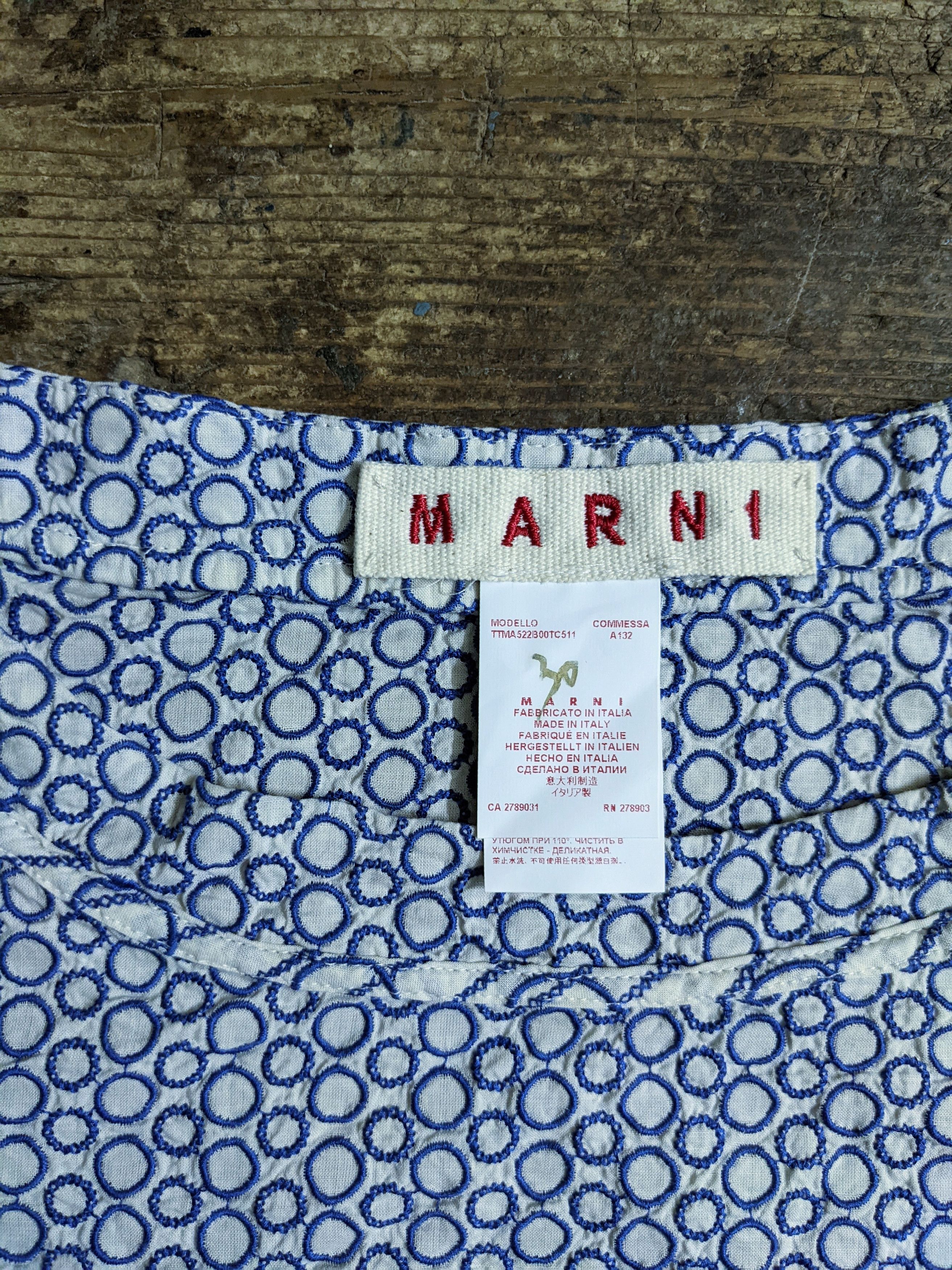 Marni Marni Embroidery Circle Monogram Vest Top Size S / US 4 / IT 40 - 4 Thumbnail