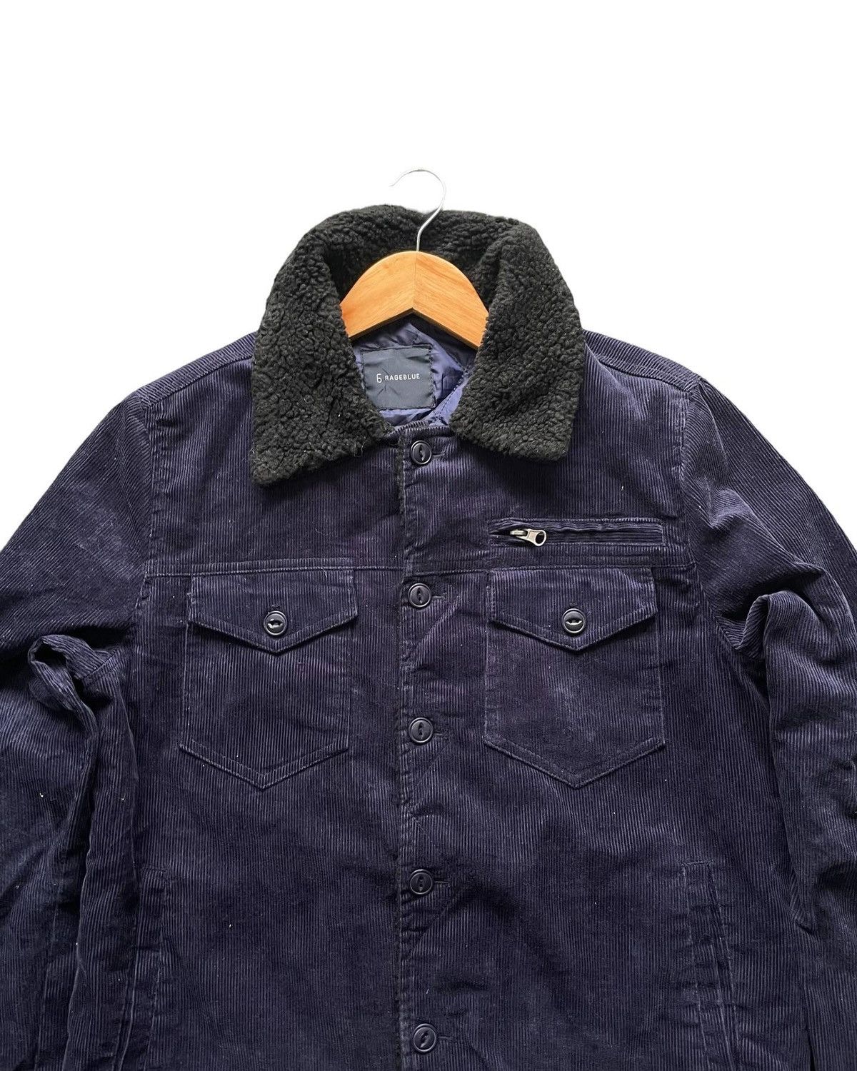 Japanese Brand GarageBlue Coduroy Jacket Size US M / EU 48-50 / 2 - 3 Thumbnail