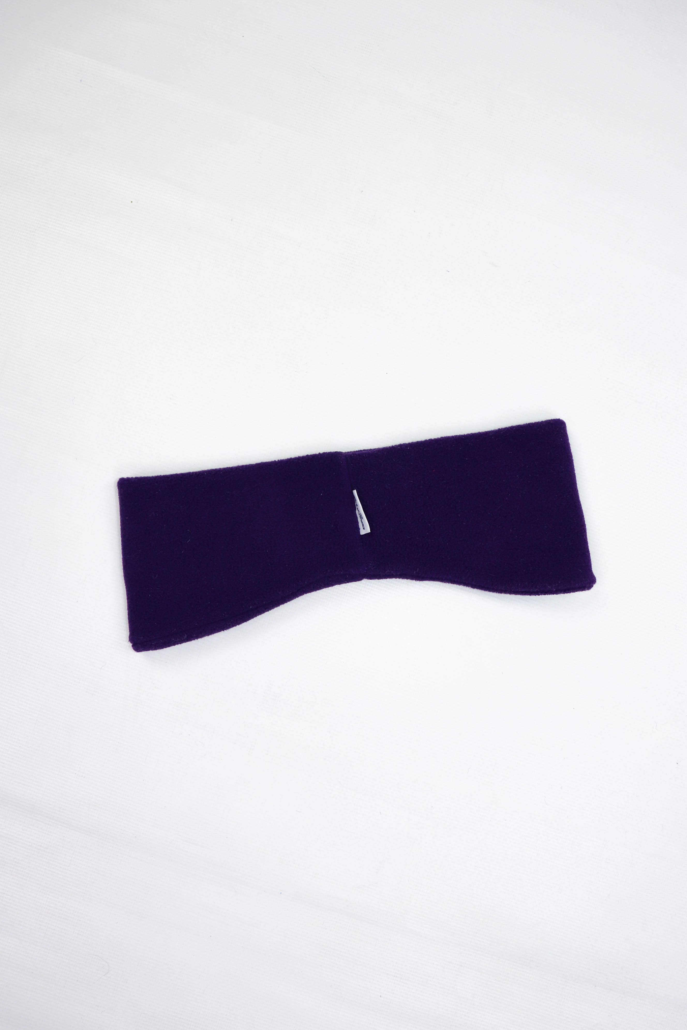 Conte of Florence Conte of Florence Vintage Purple Fleece Head Band Size ONE SIZE - 4 Thumbnail